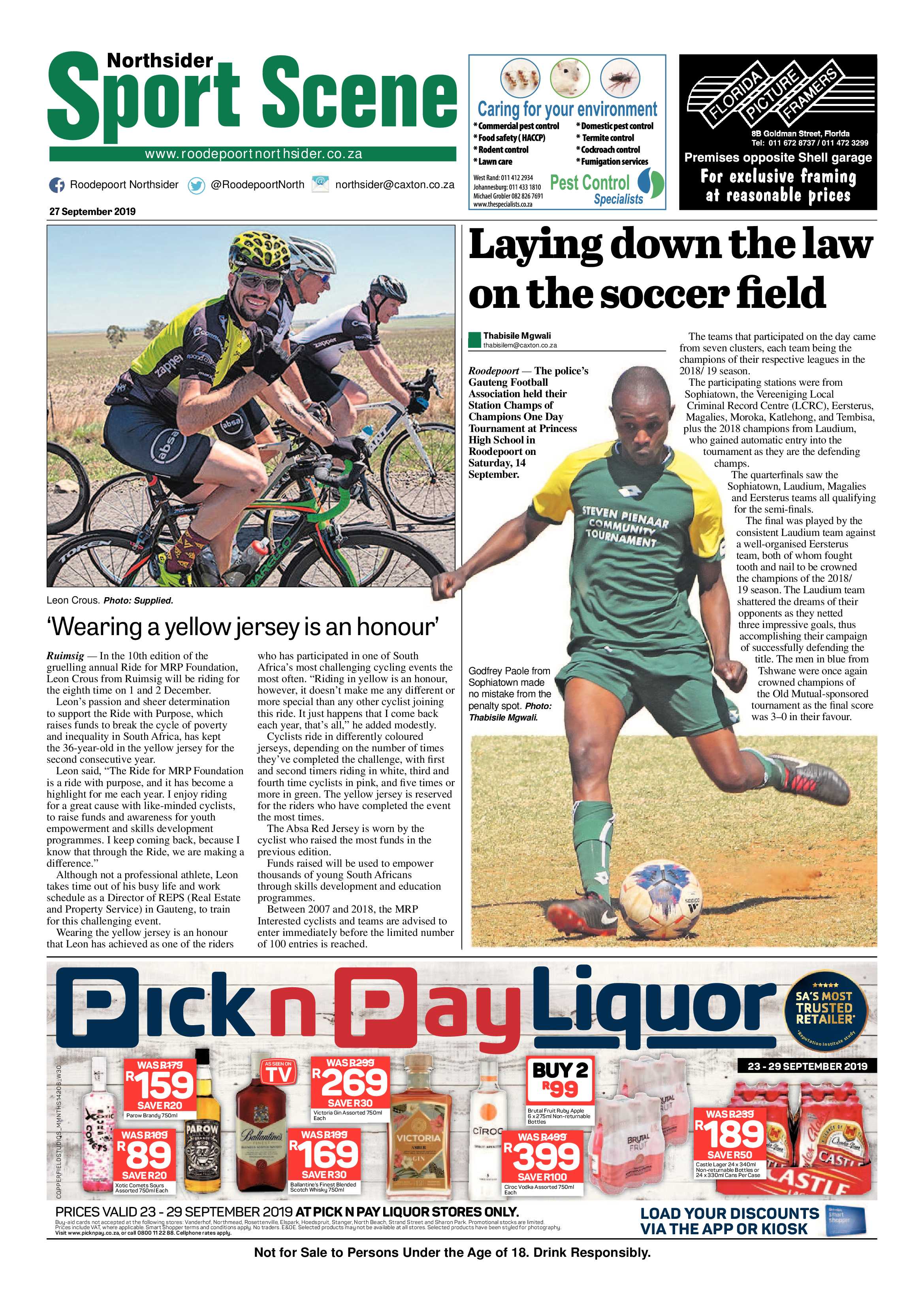 Roodepoort Northsider 27 September 2019 page 20
