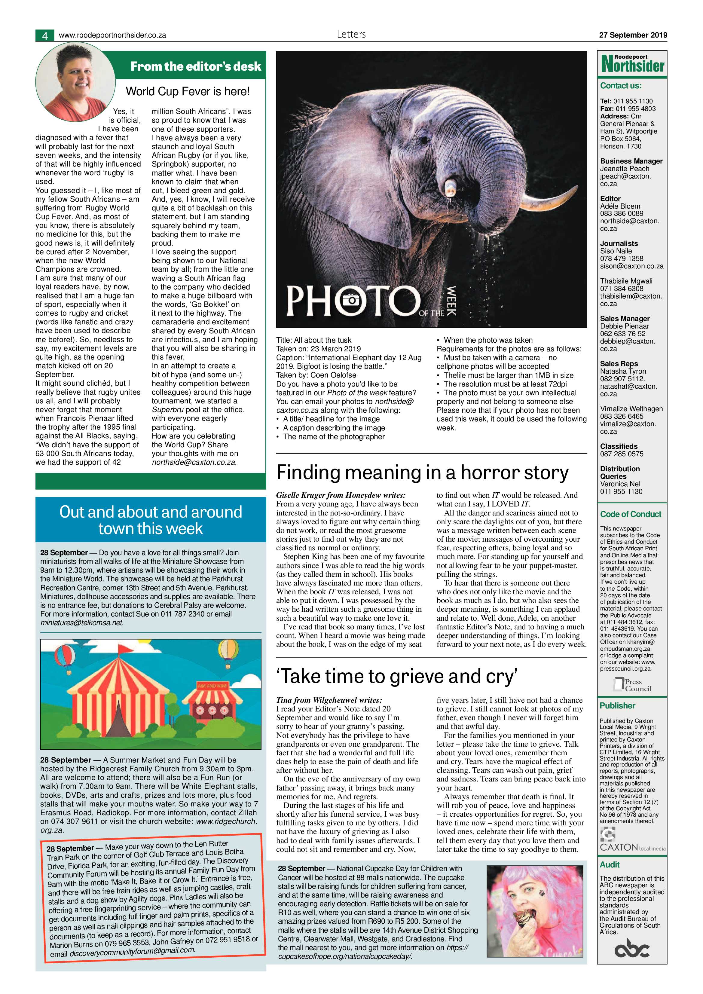 Roodepoort Northsider 27 September 2019 page 4