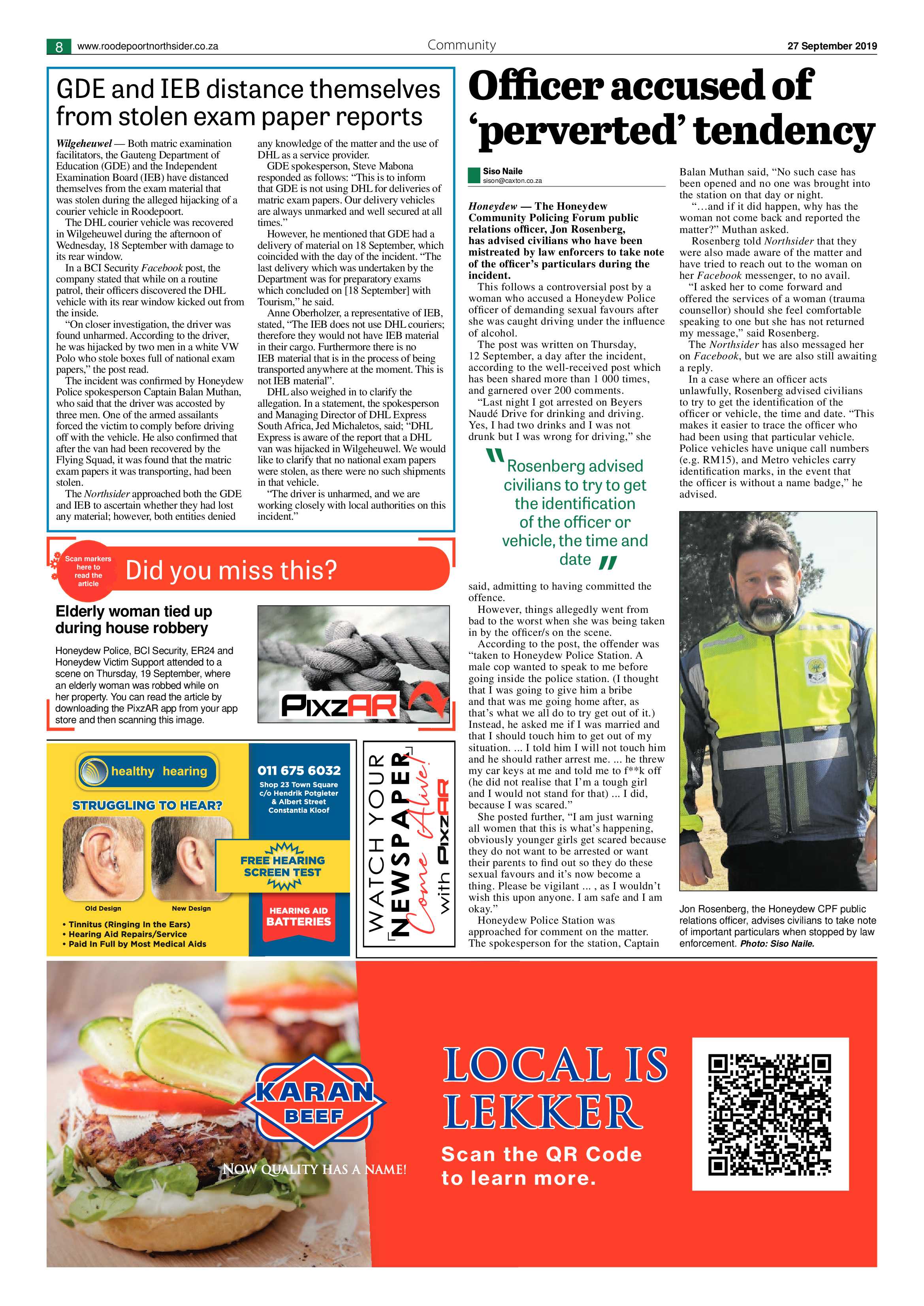 Roodepoort Northsider 27 September 2019 page 8