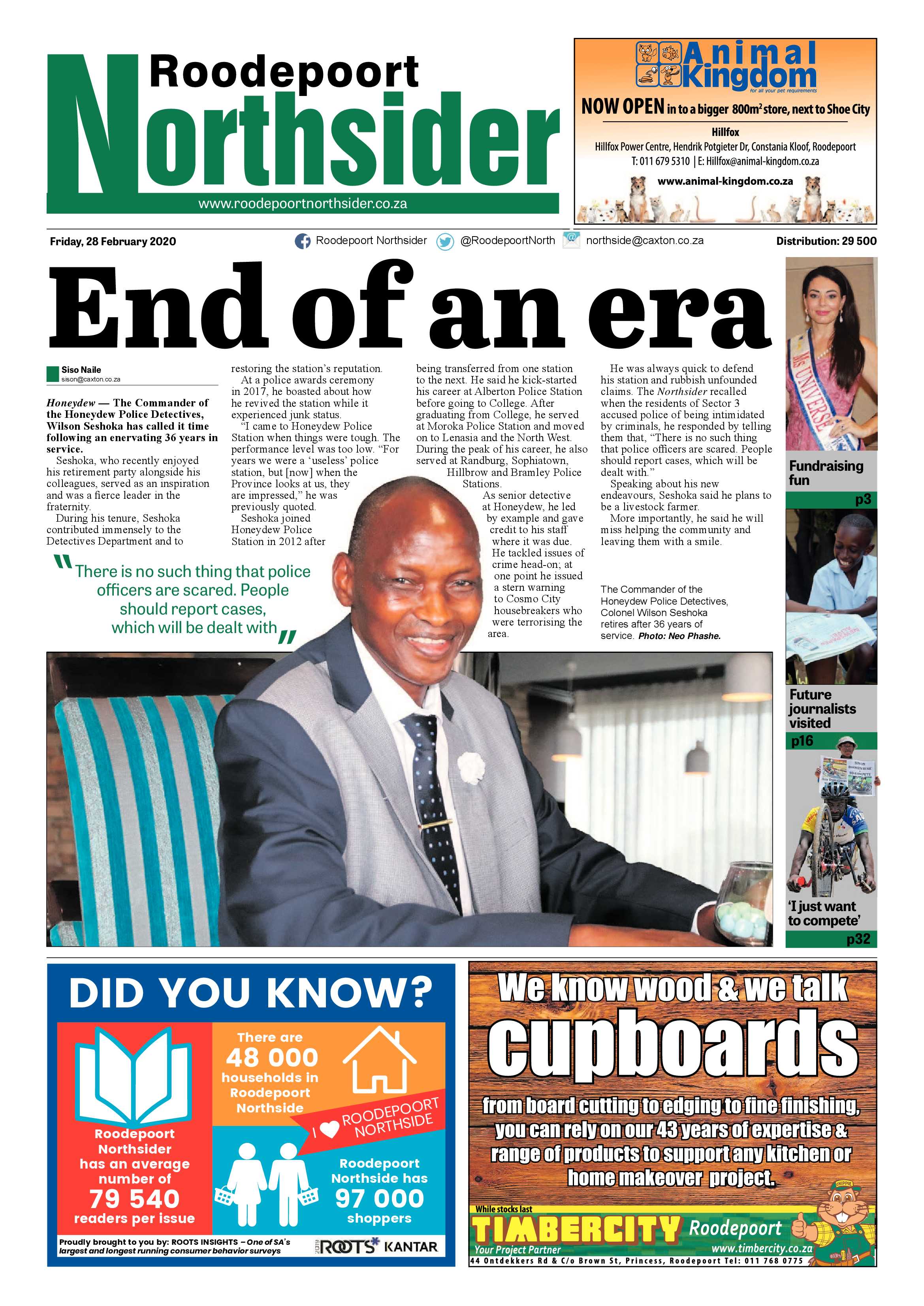 Roodepoort Northsider 28 February 2020 page 1