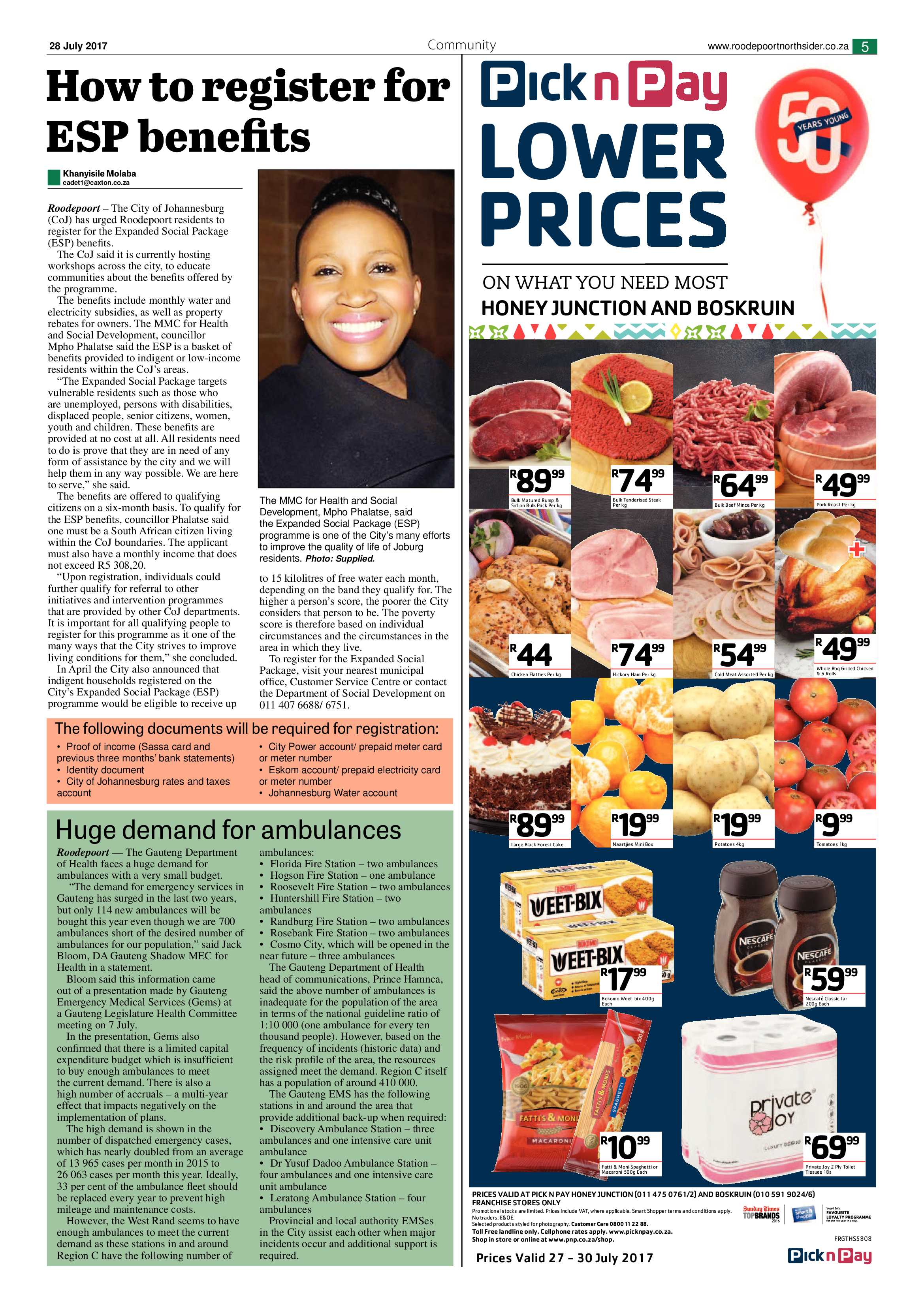 Roodepoort Northsider 28 July 2017 page 5