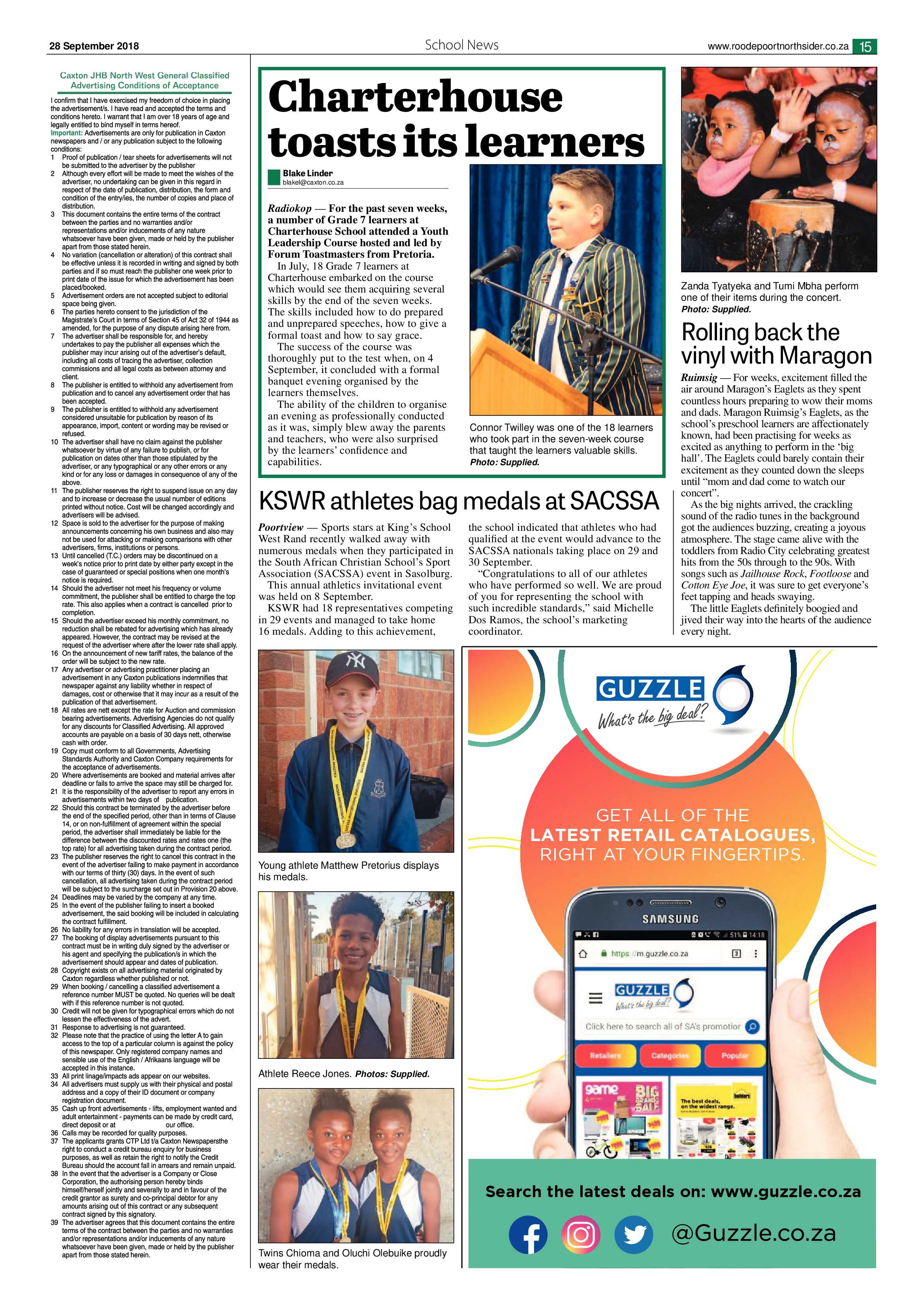 Roodepoort Northsider 28 September 2018 page 15