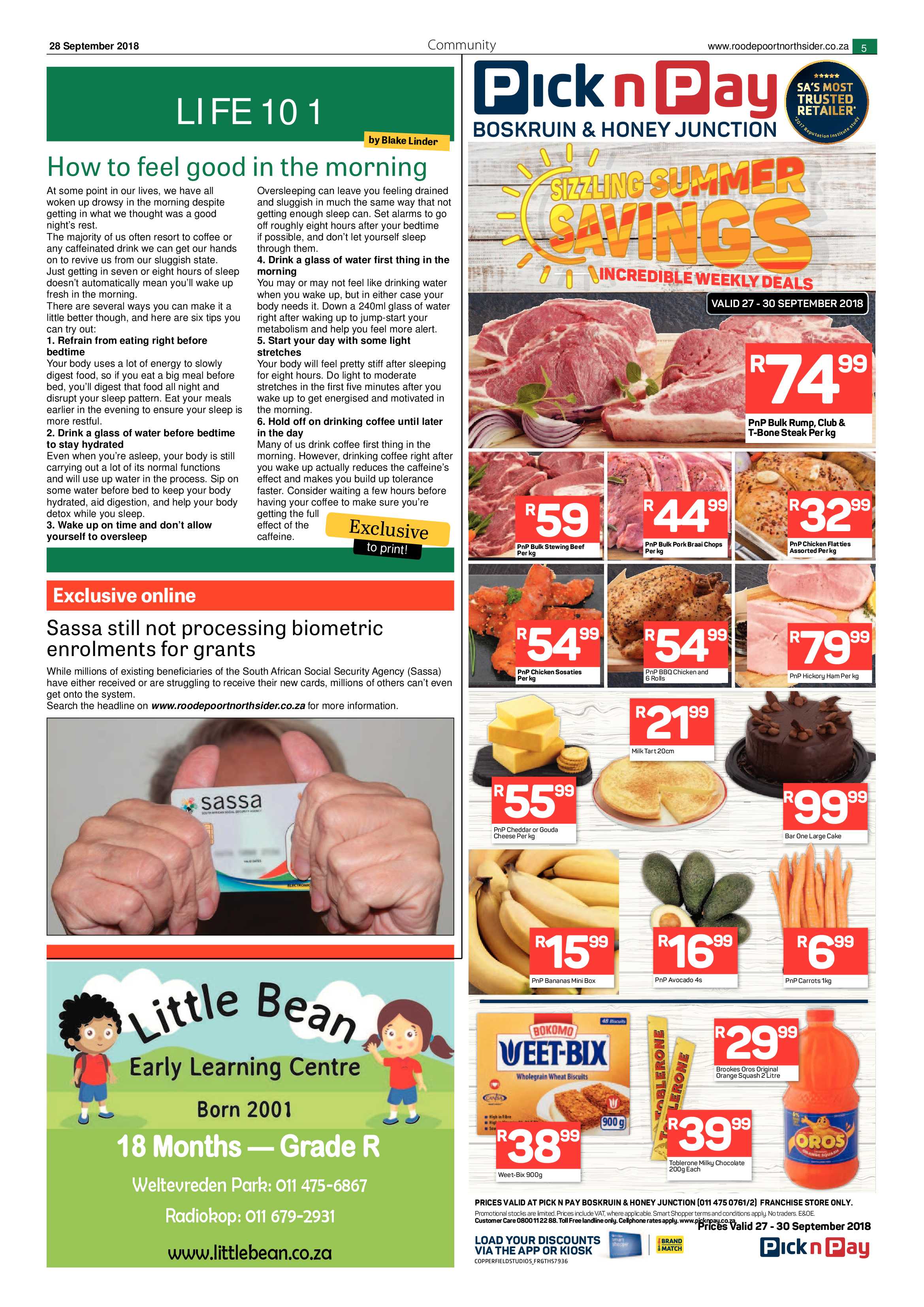 Roodepoort Northsider 28 September 2018 page 5