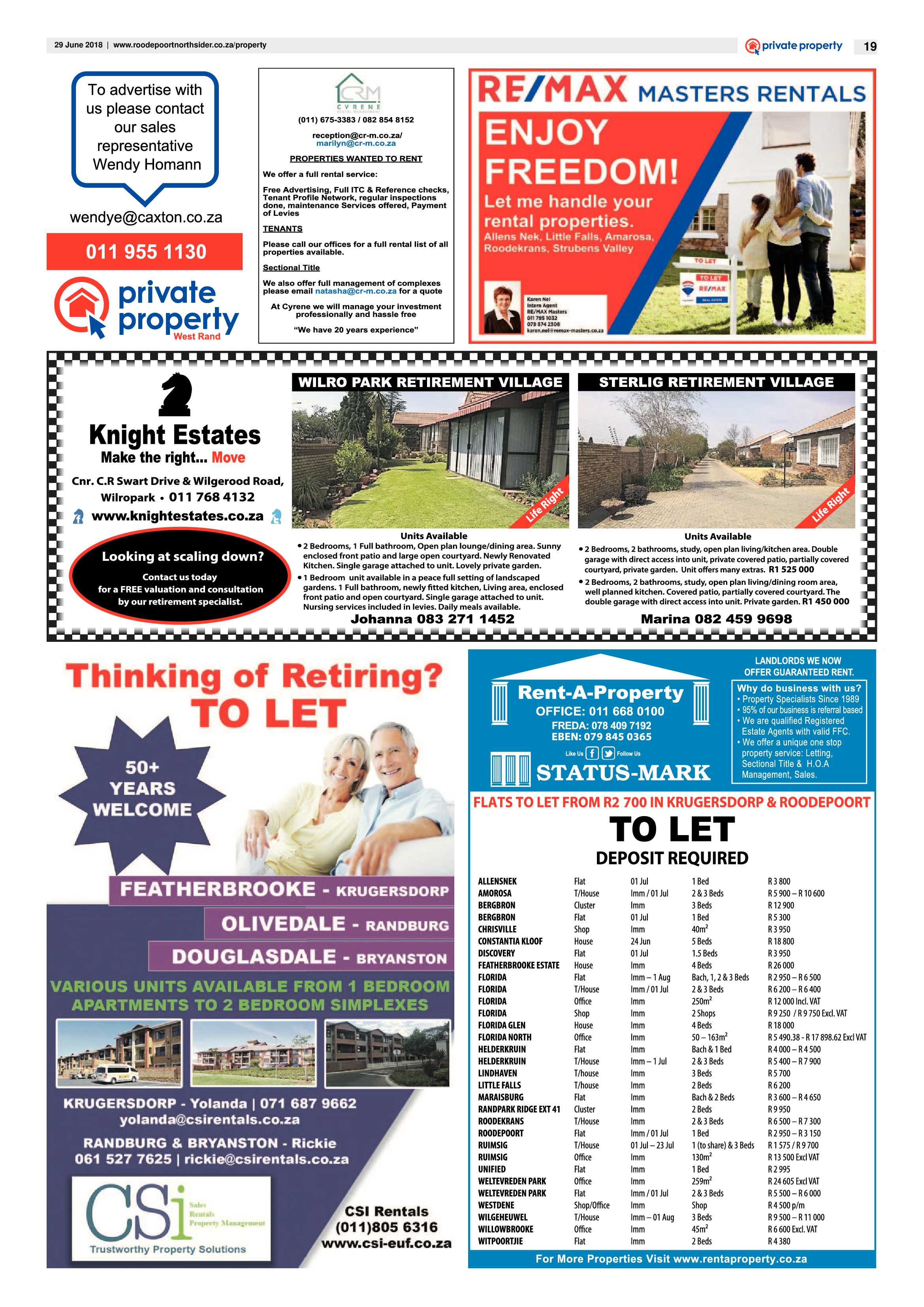 Roodepoort Northsider 29 June 2018 page 19