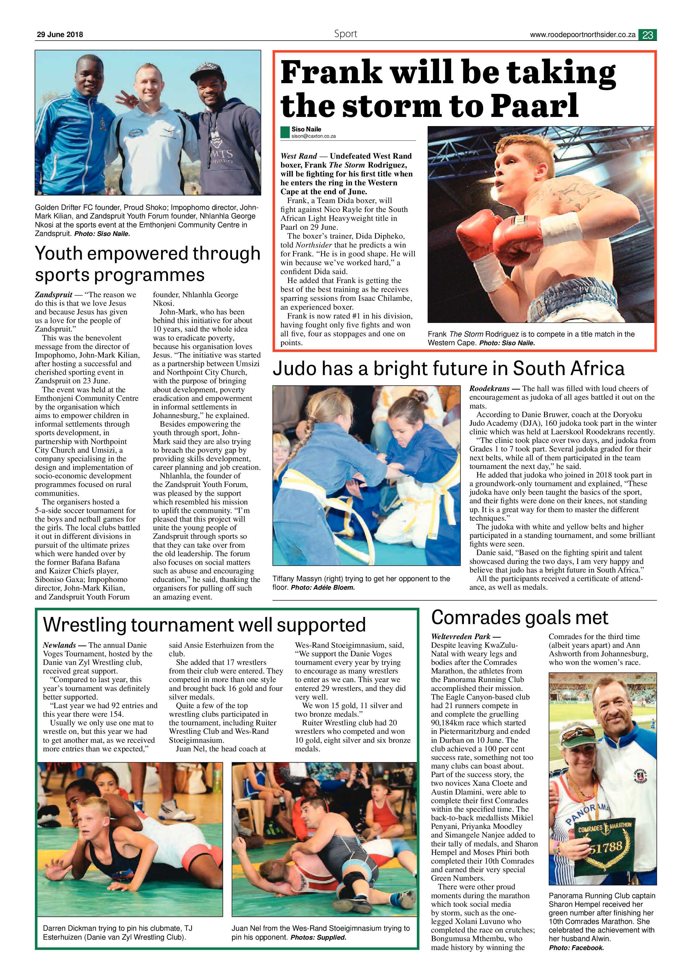 Roodepoort Northsider 29 June 2018 page 23