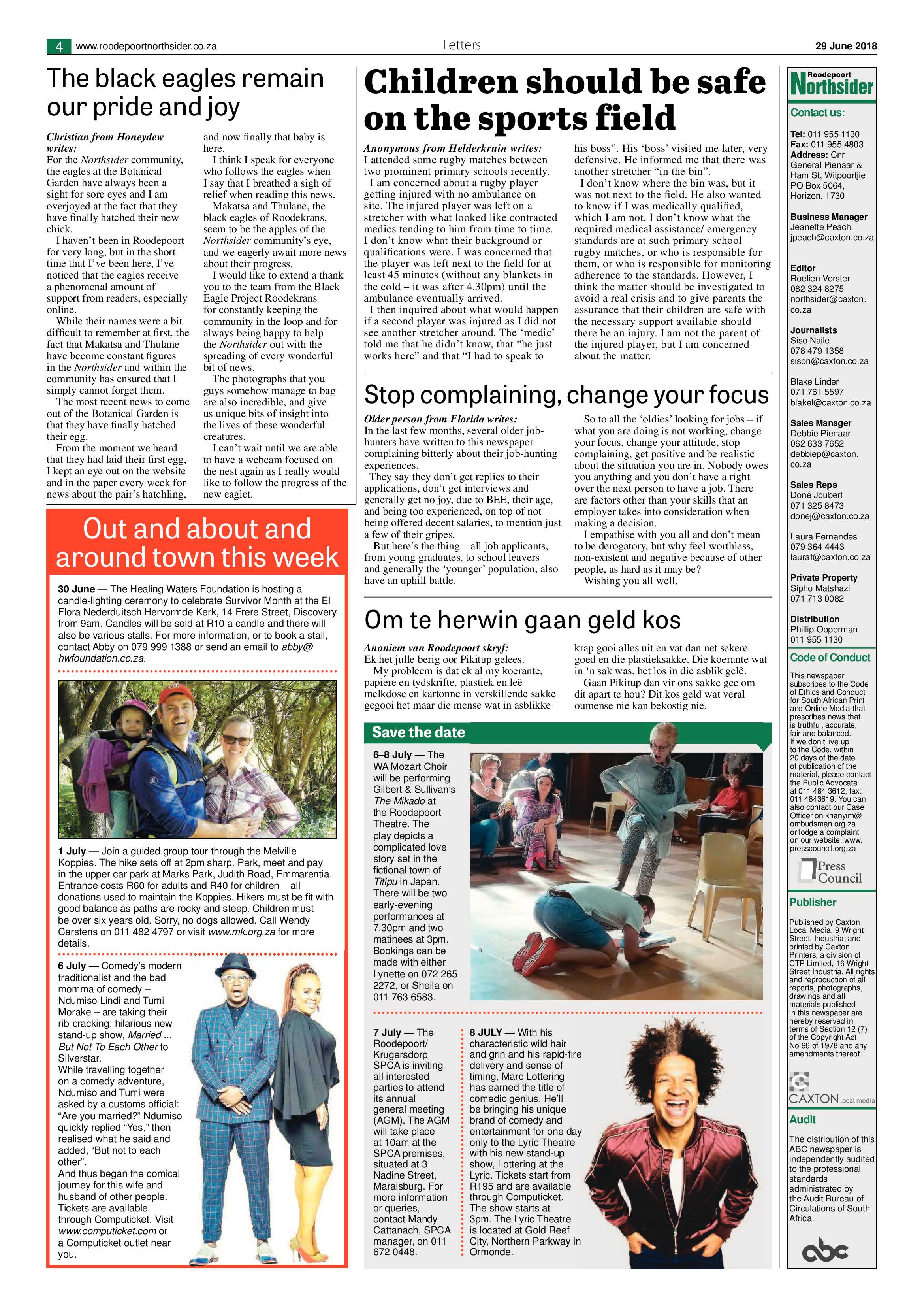 Roodepoort Northsider 29 June 2018 page 4
