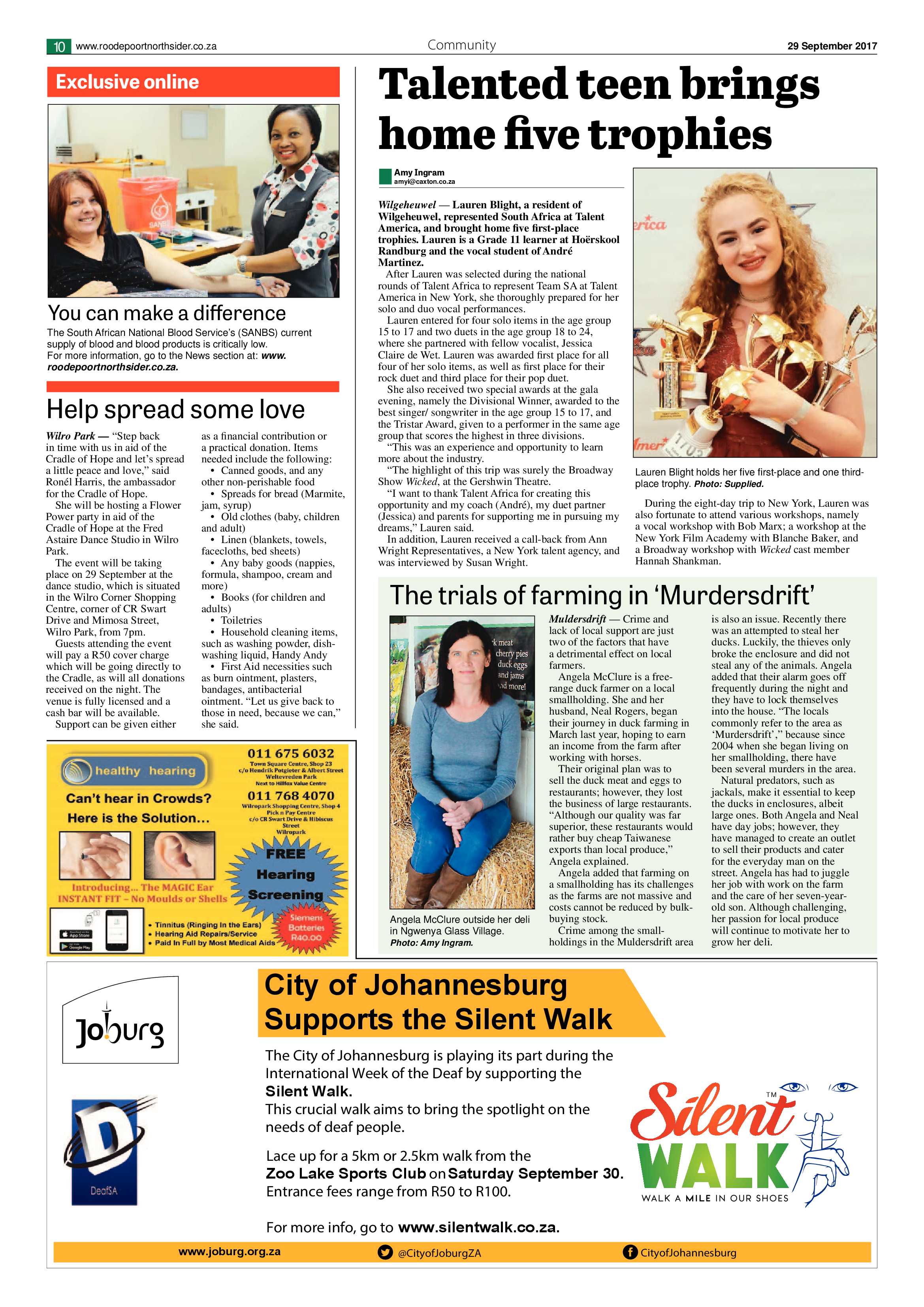 Roodepoort Northsider 29 September 2017 page 10