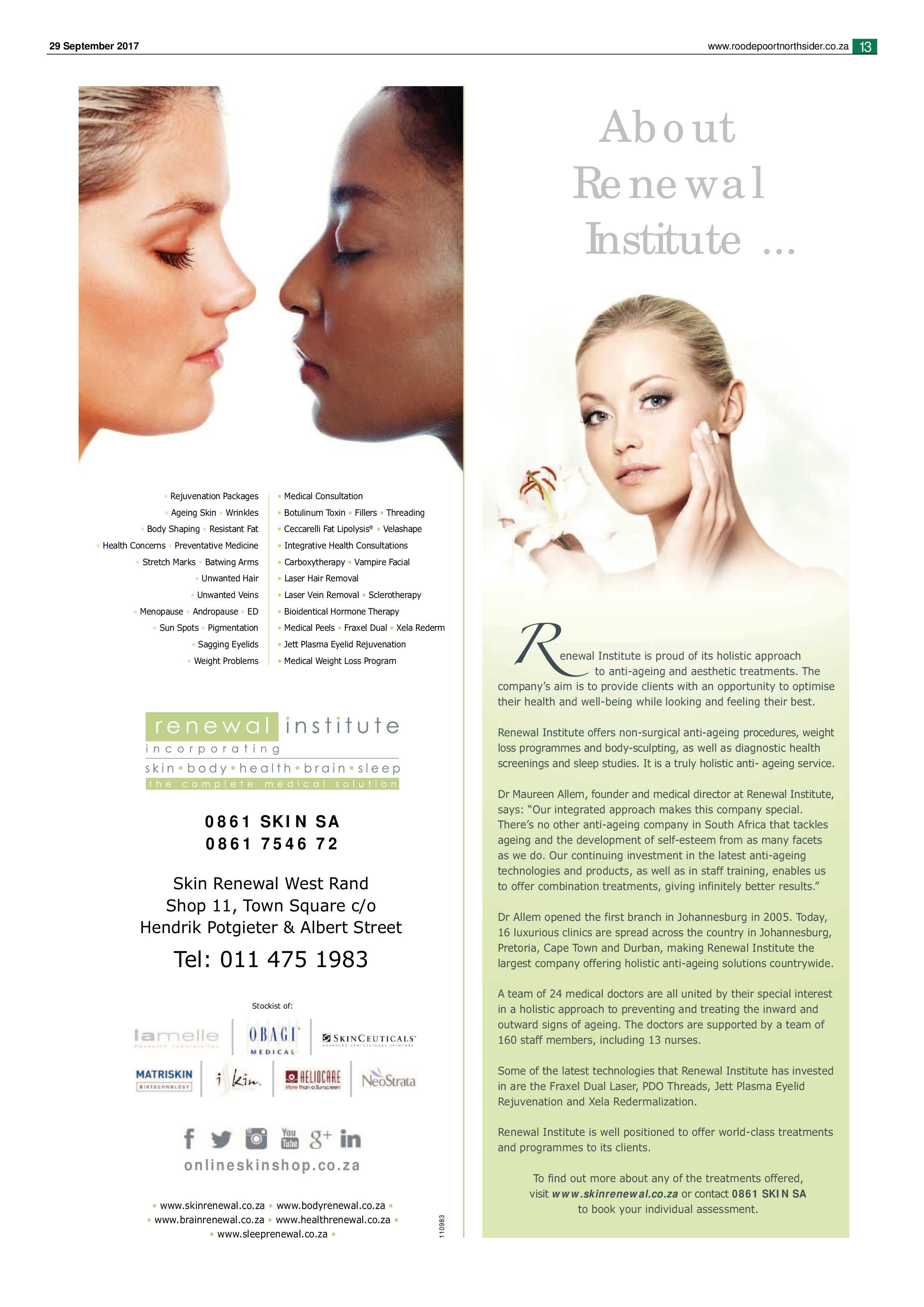 Roodepoort Northsider 29 September 2017 page 13