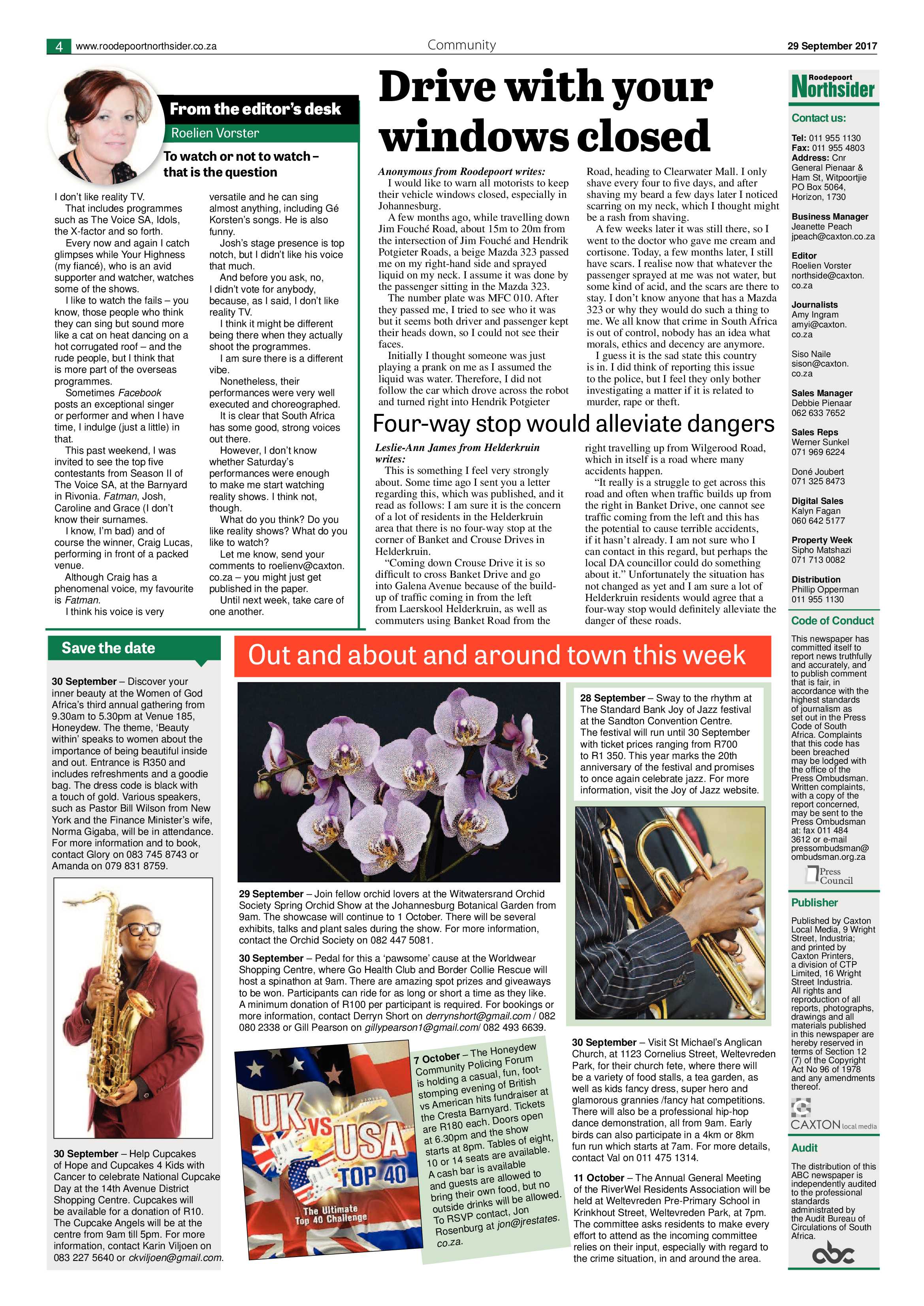 Roodepoort Northsider 29 September 2017 page 4