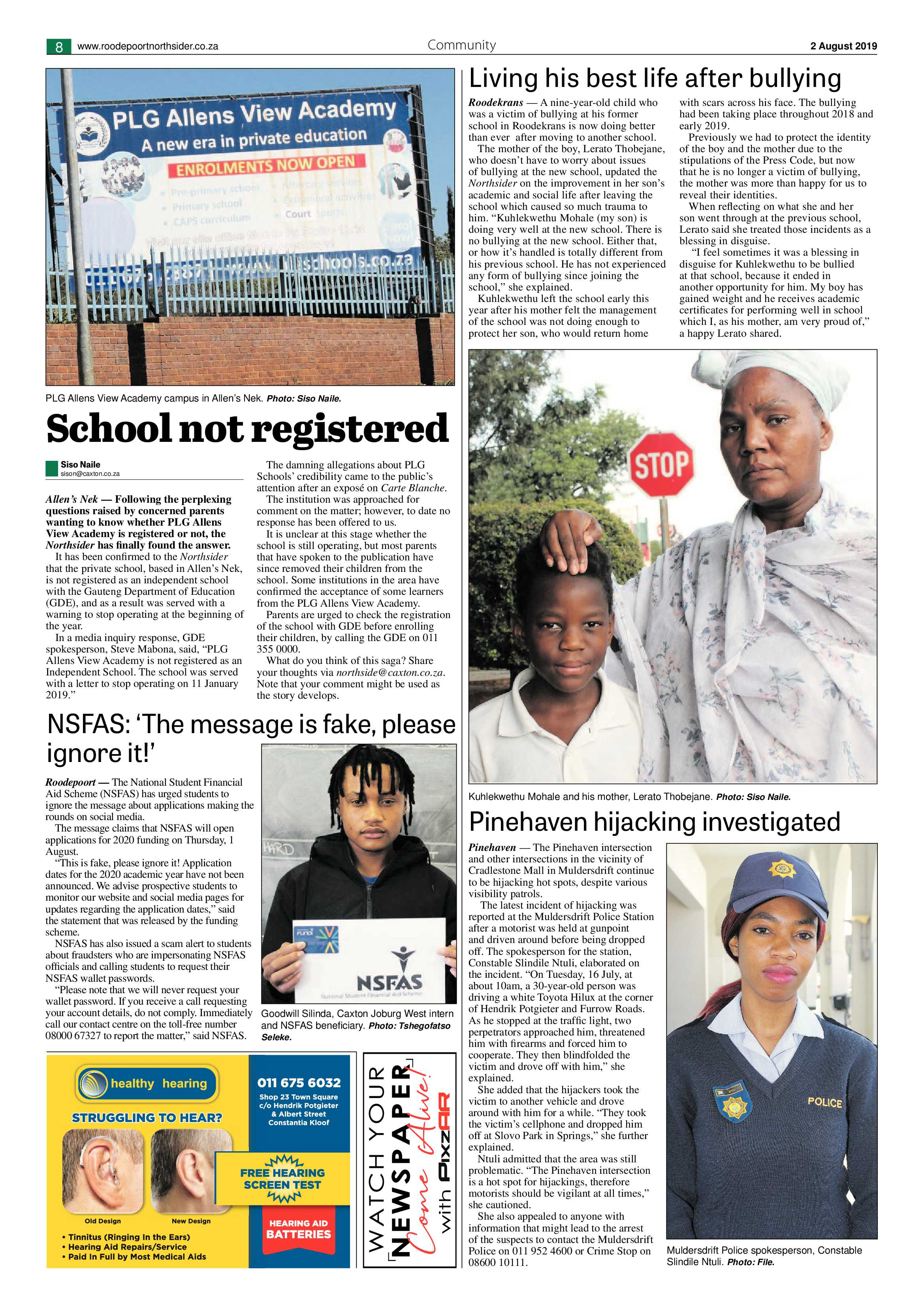Roodepoort Northsider 2 August 2019 page 8