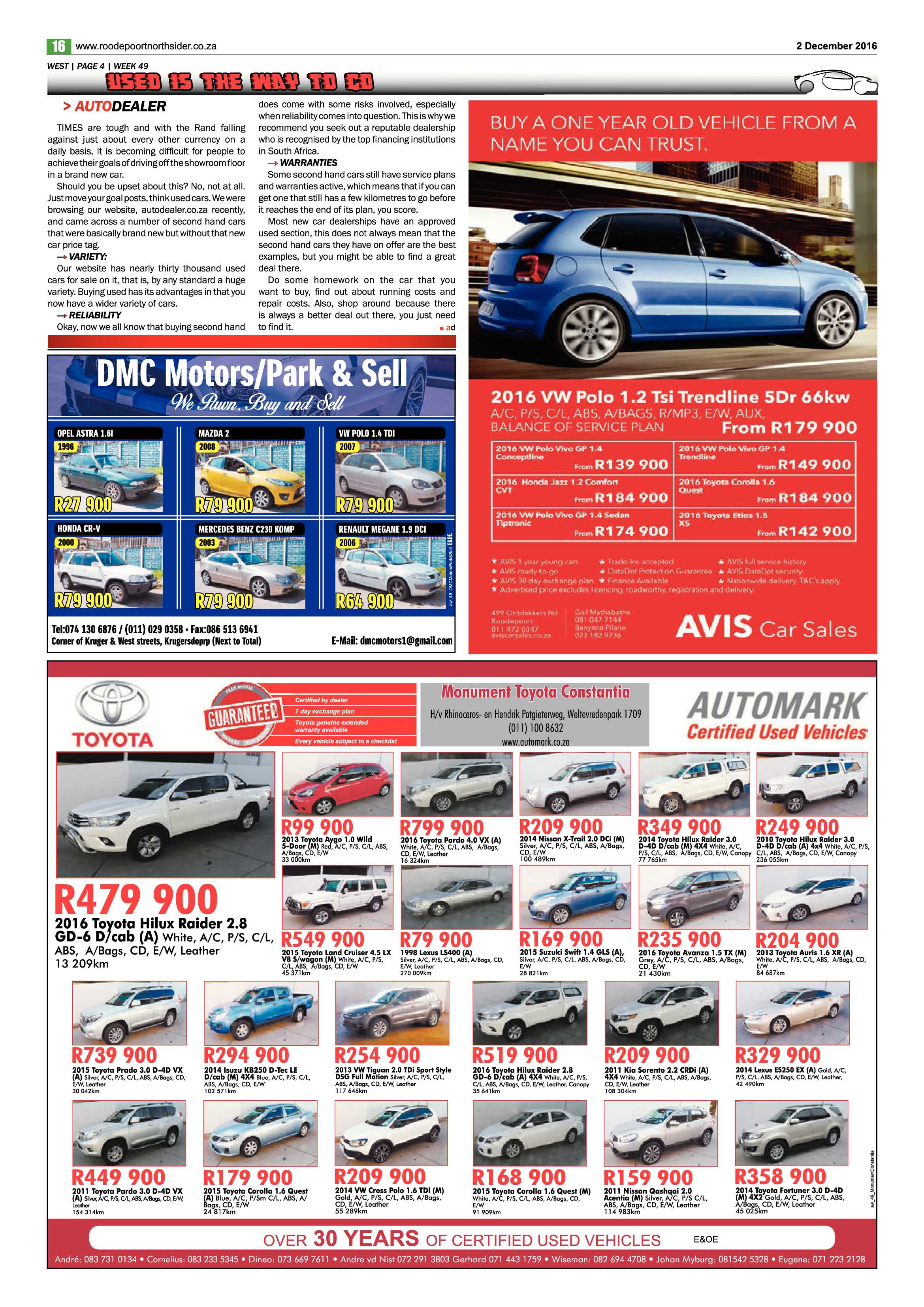 Roodepoort Northsider 2 December 2016 page 16