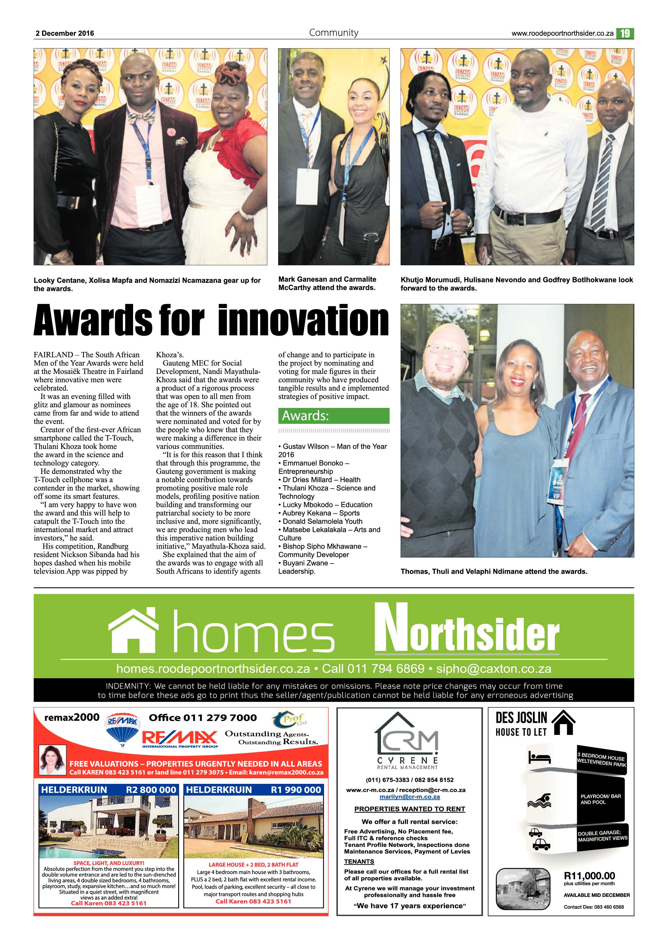 Roodepoort Northsider 2 December 2016 page 19
