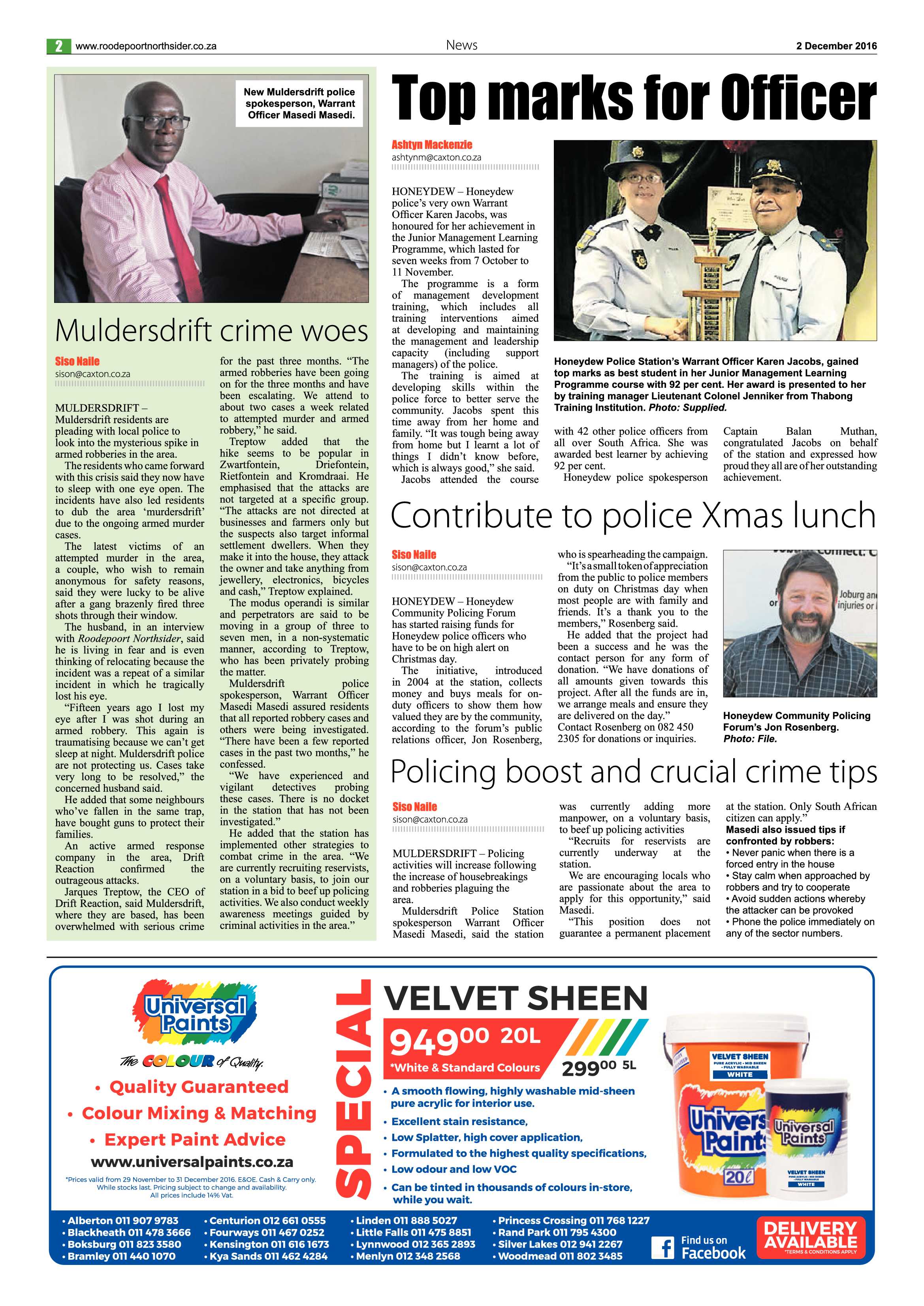 Roodepoort Northsider 2 December 2016 page 2