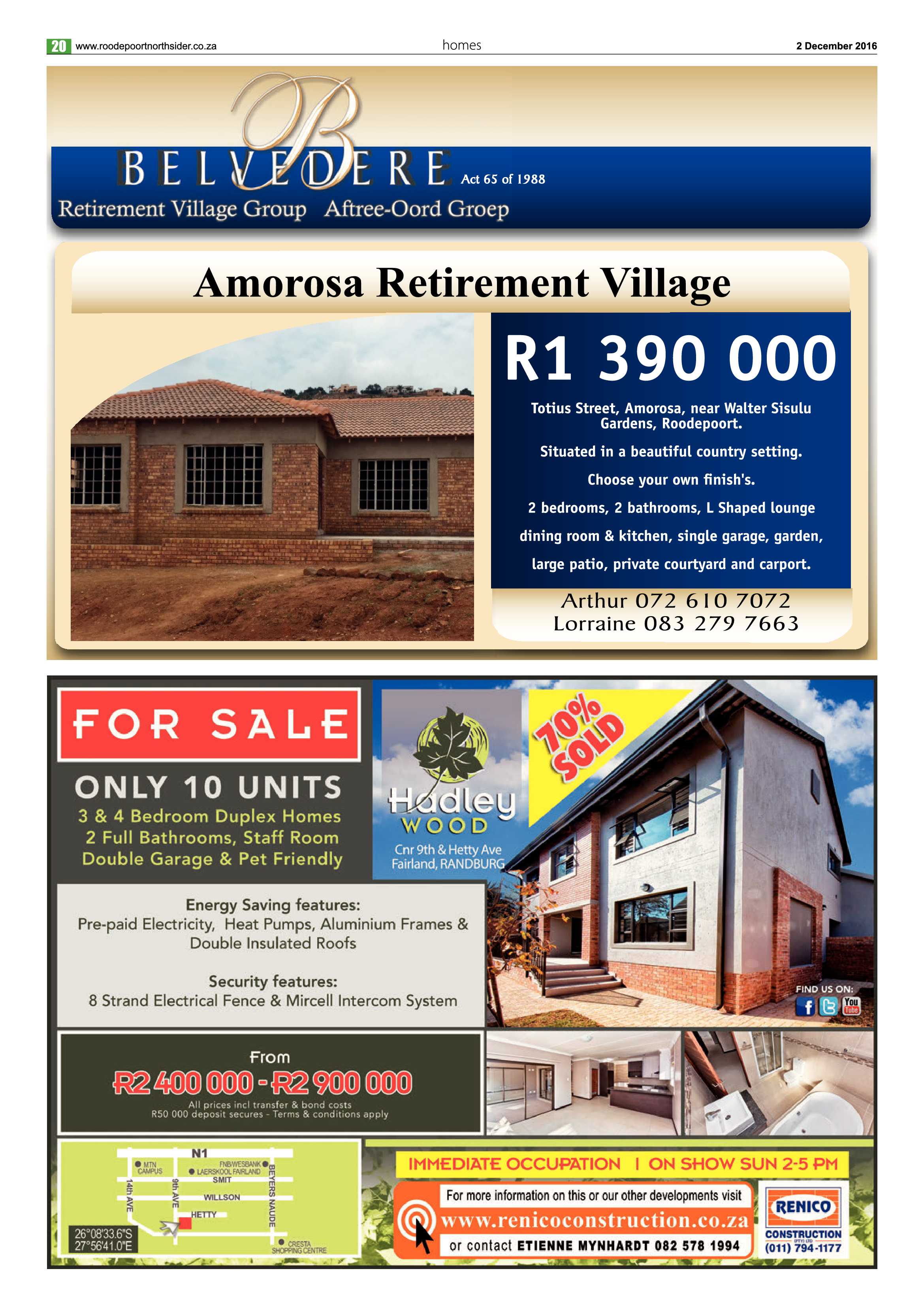 Roodepoort Northsider 2 December 2016 page 20