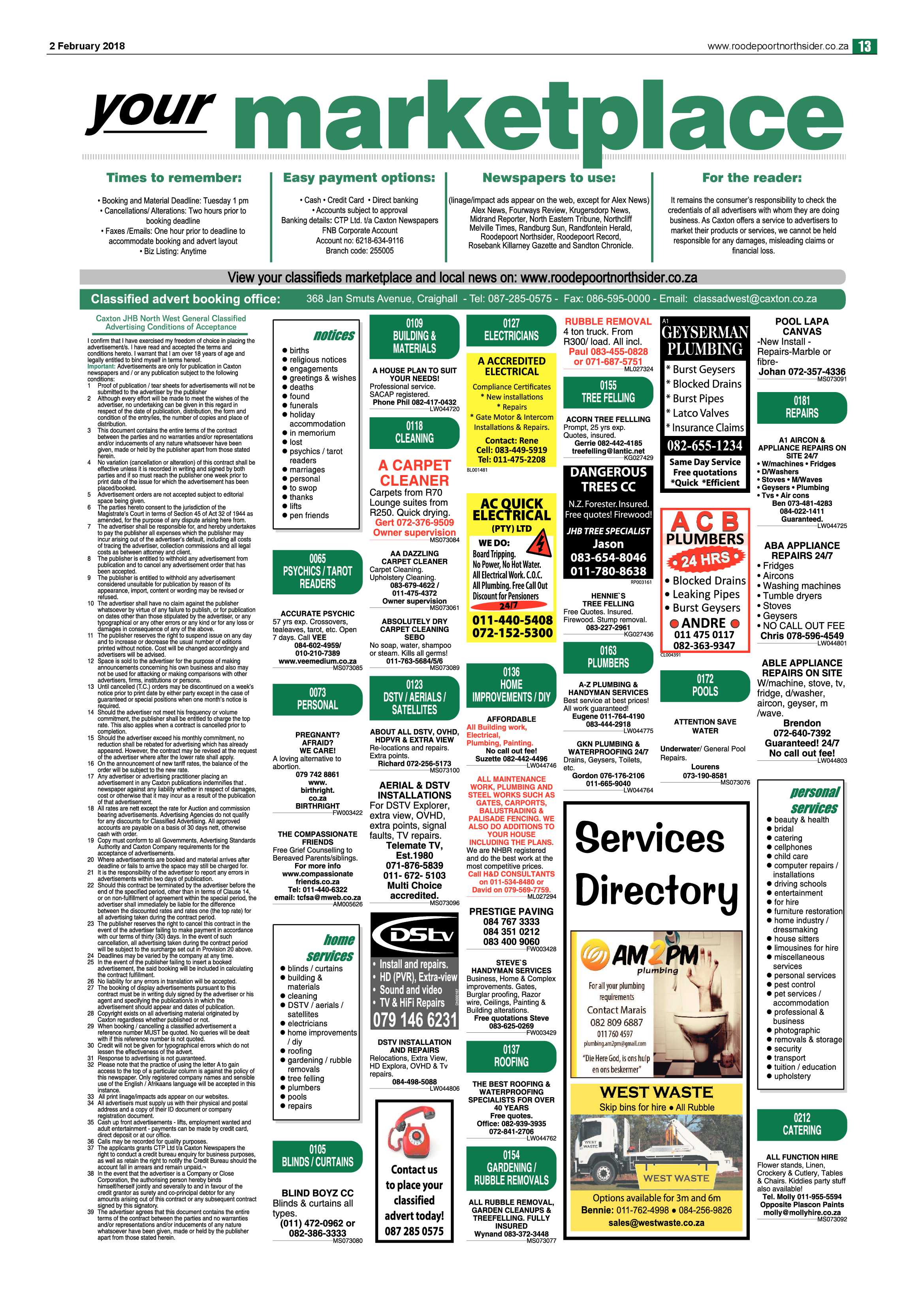 Roodepoort Northsider 2 February 2018 page 13