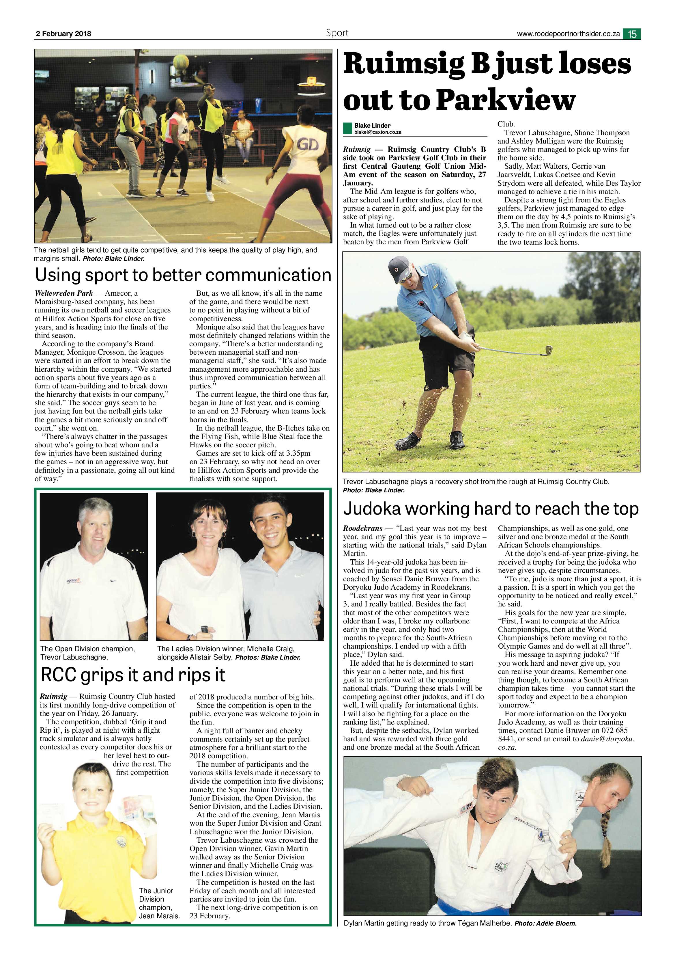 Roodepoort Northsider 2 February 2018 page 15