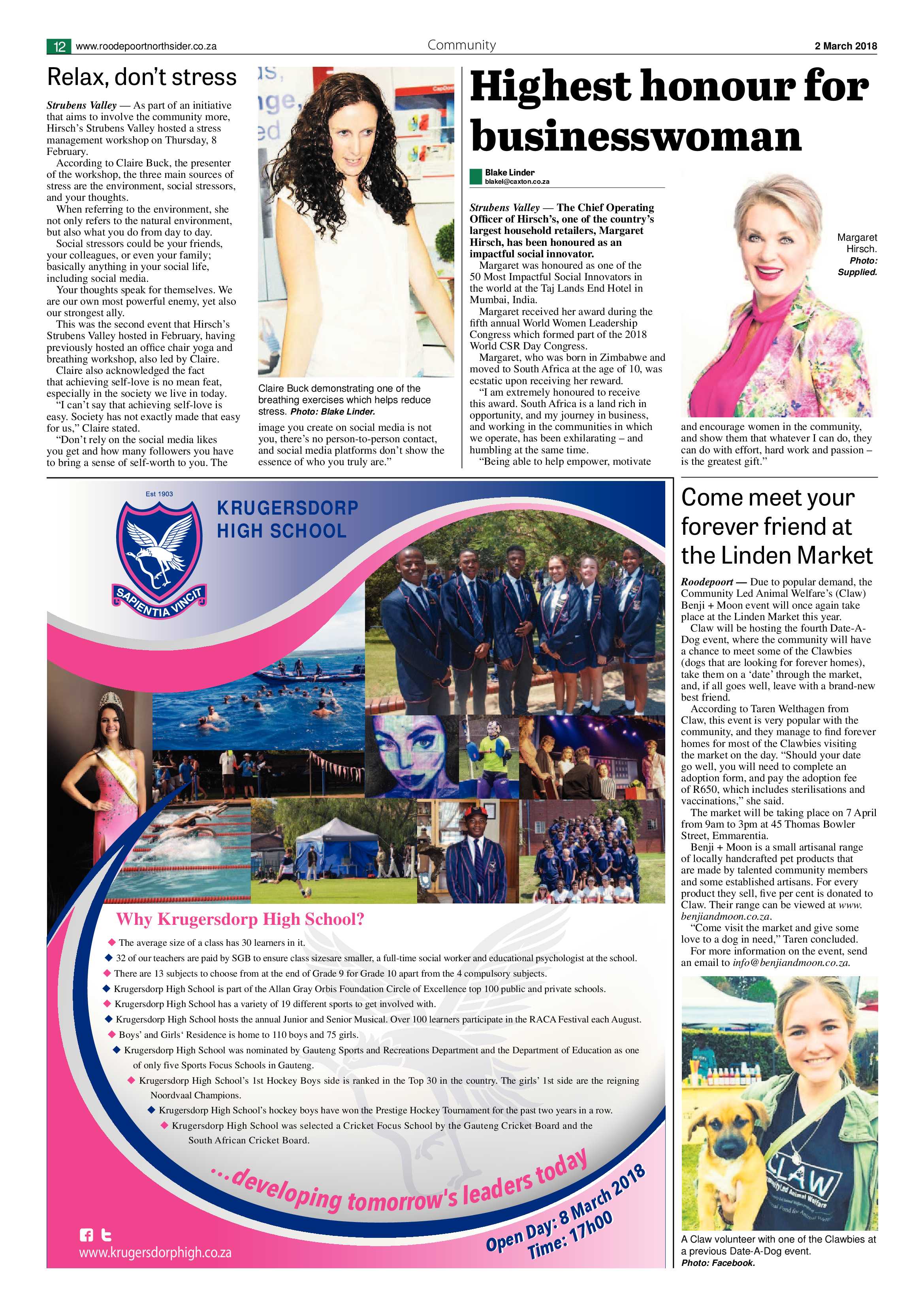 Roodepoort Northsider 2 March 2018 page 12