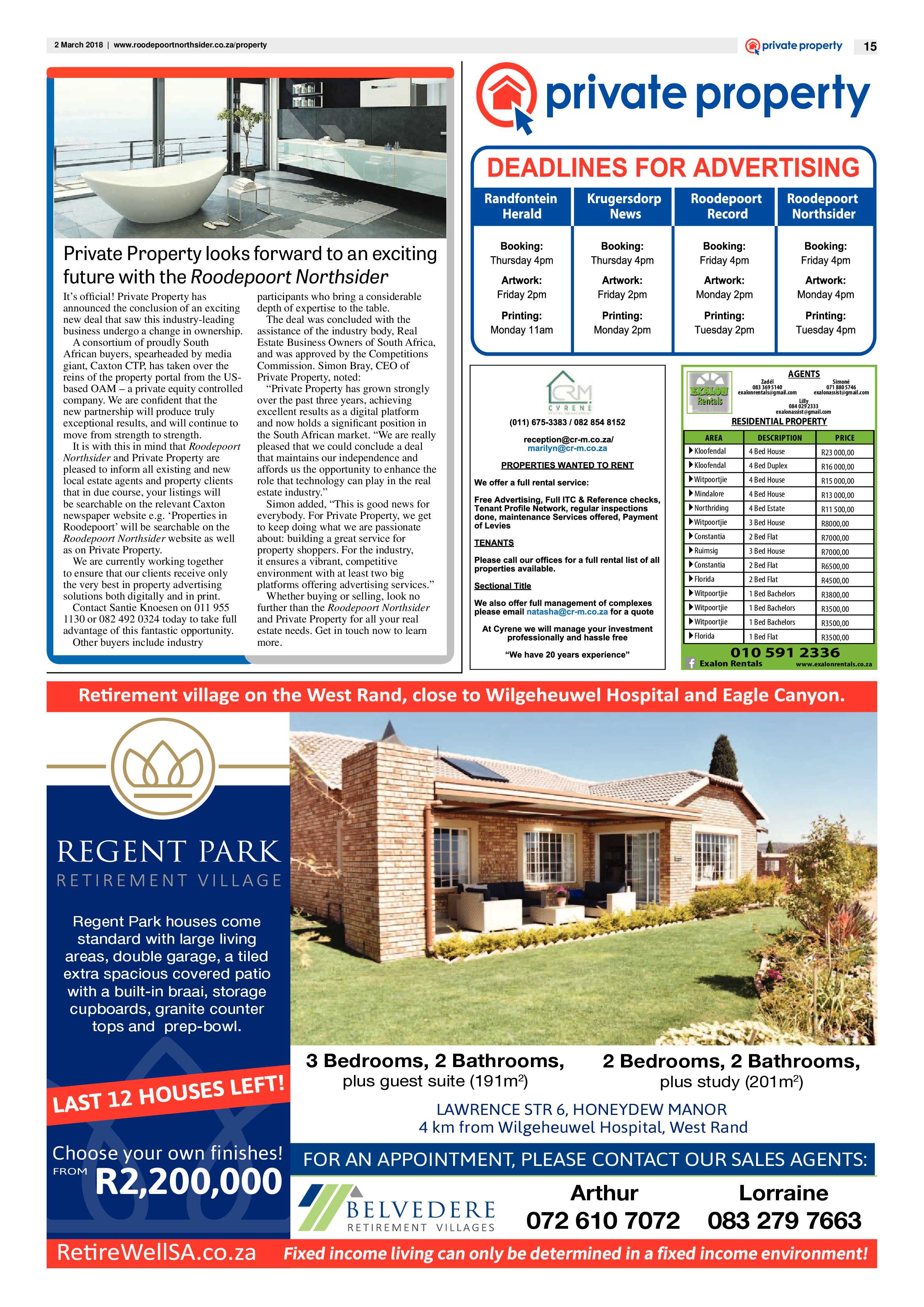 Roodepoort Northsider 2 March 2018 page 15