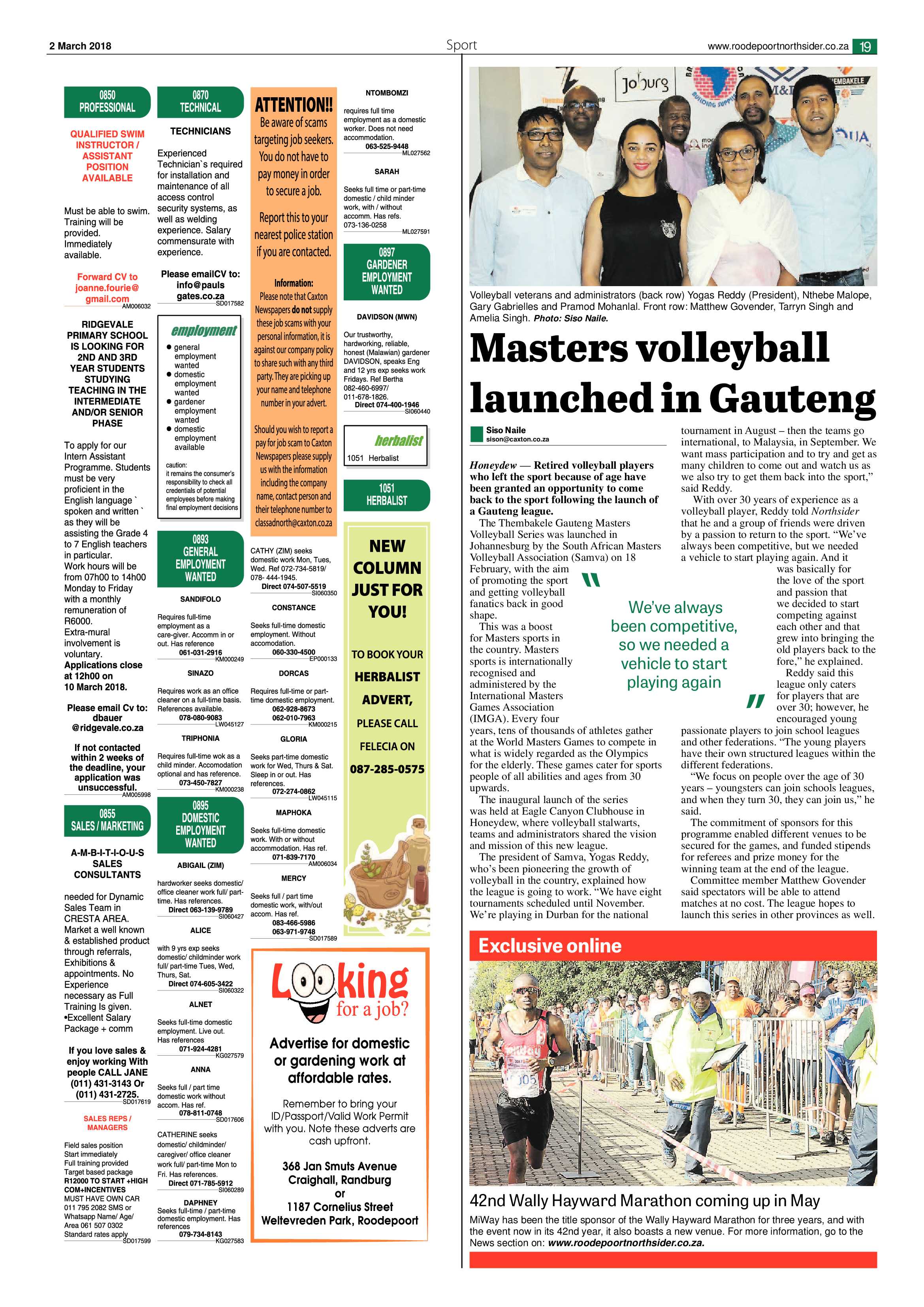 Roodepoort Northsider 2 March 2018 page 19