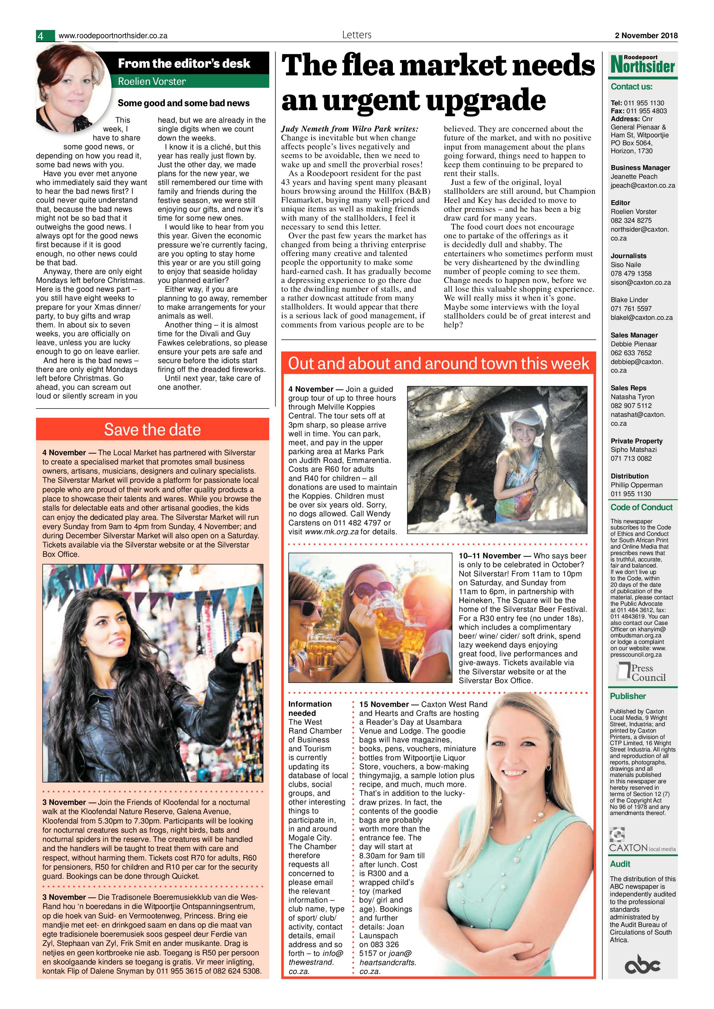 Roodepoort Northsider 2 November 2018 page 4