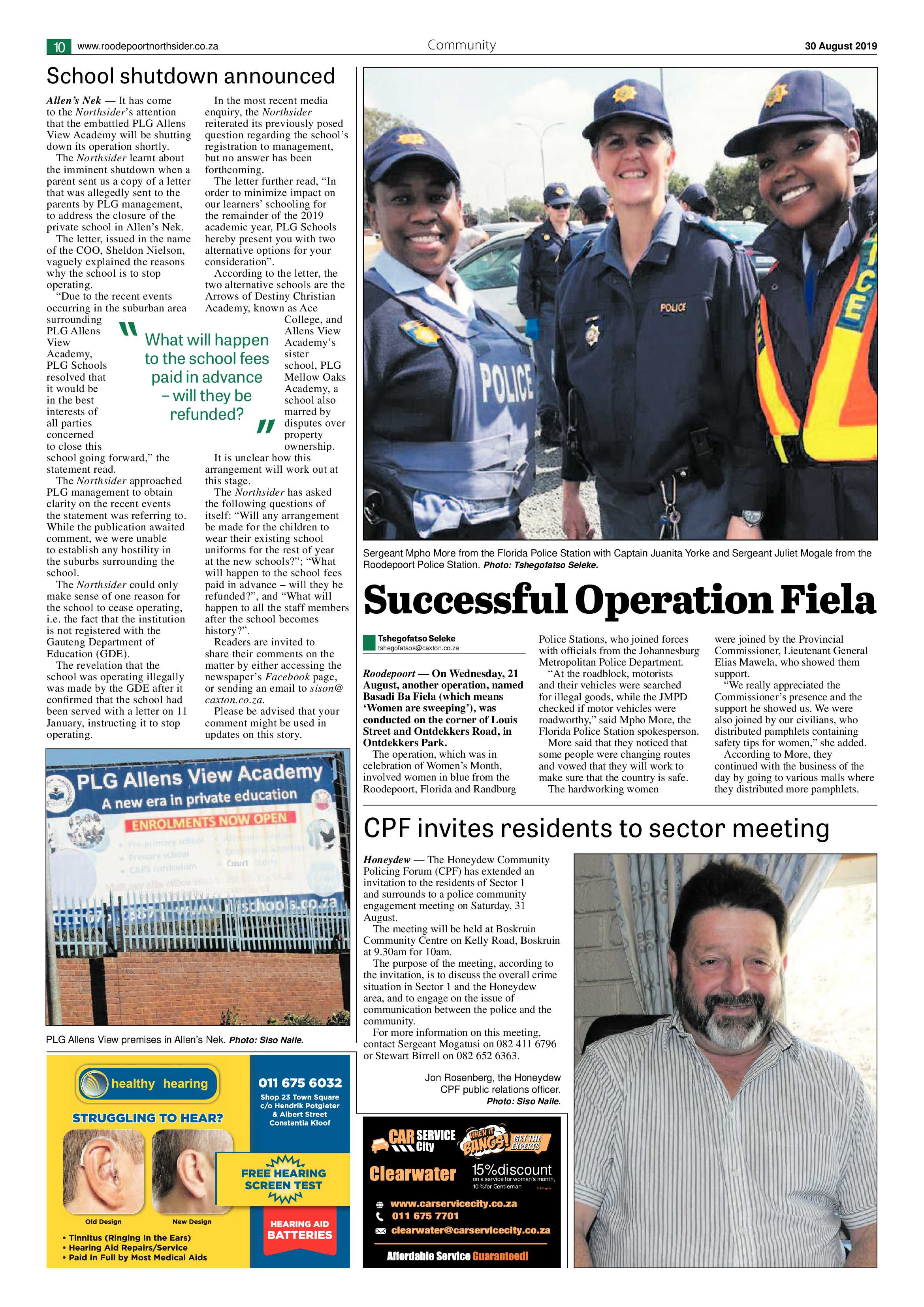 Roodepoort Northsider 30 August 2019 page 10
