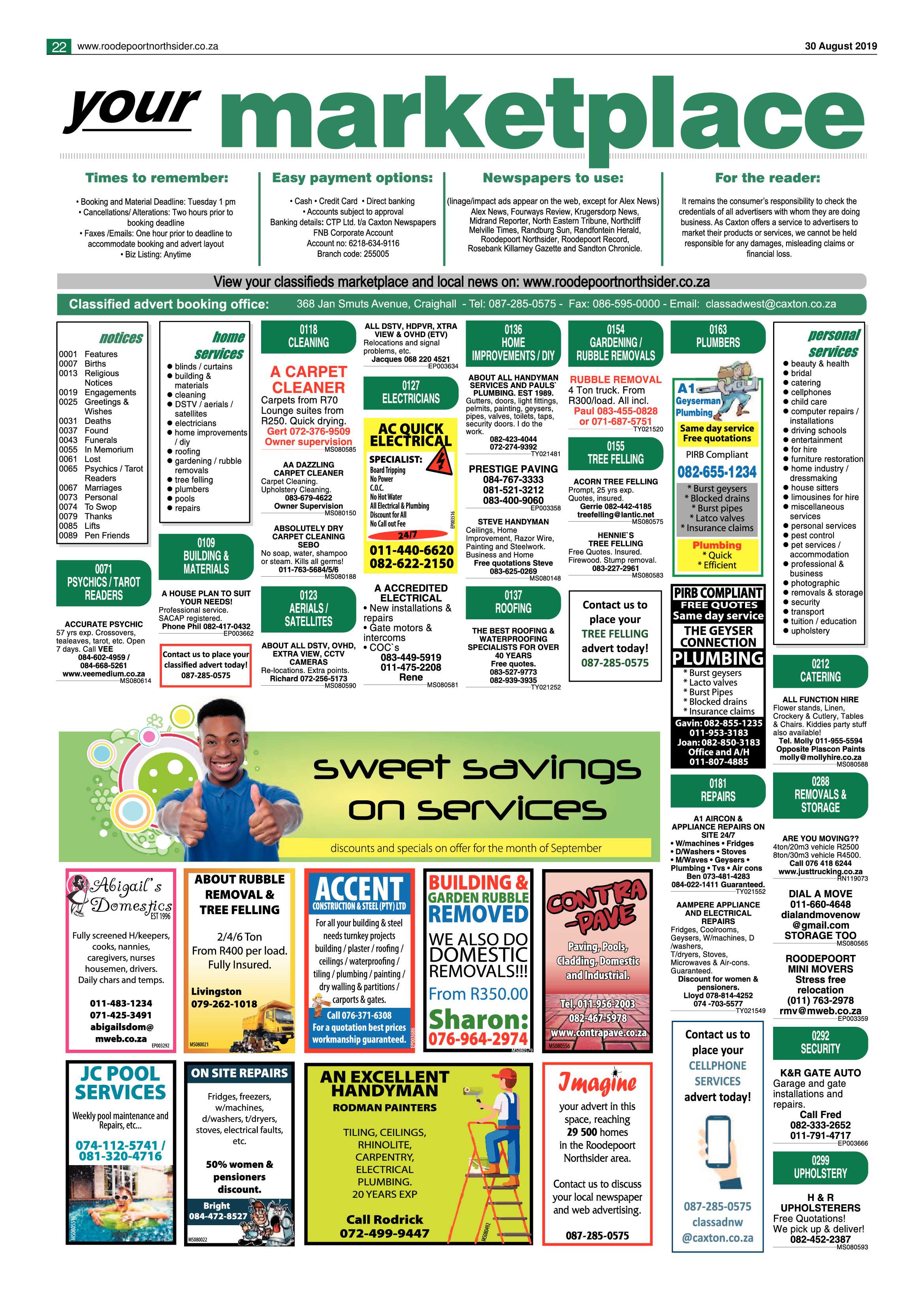 Roodepoort Northsider 30 August 2019 page 22