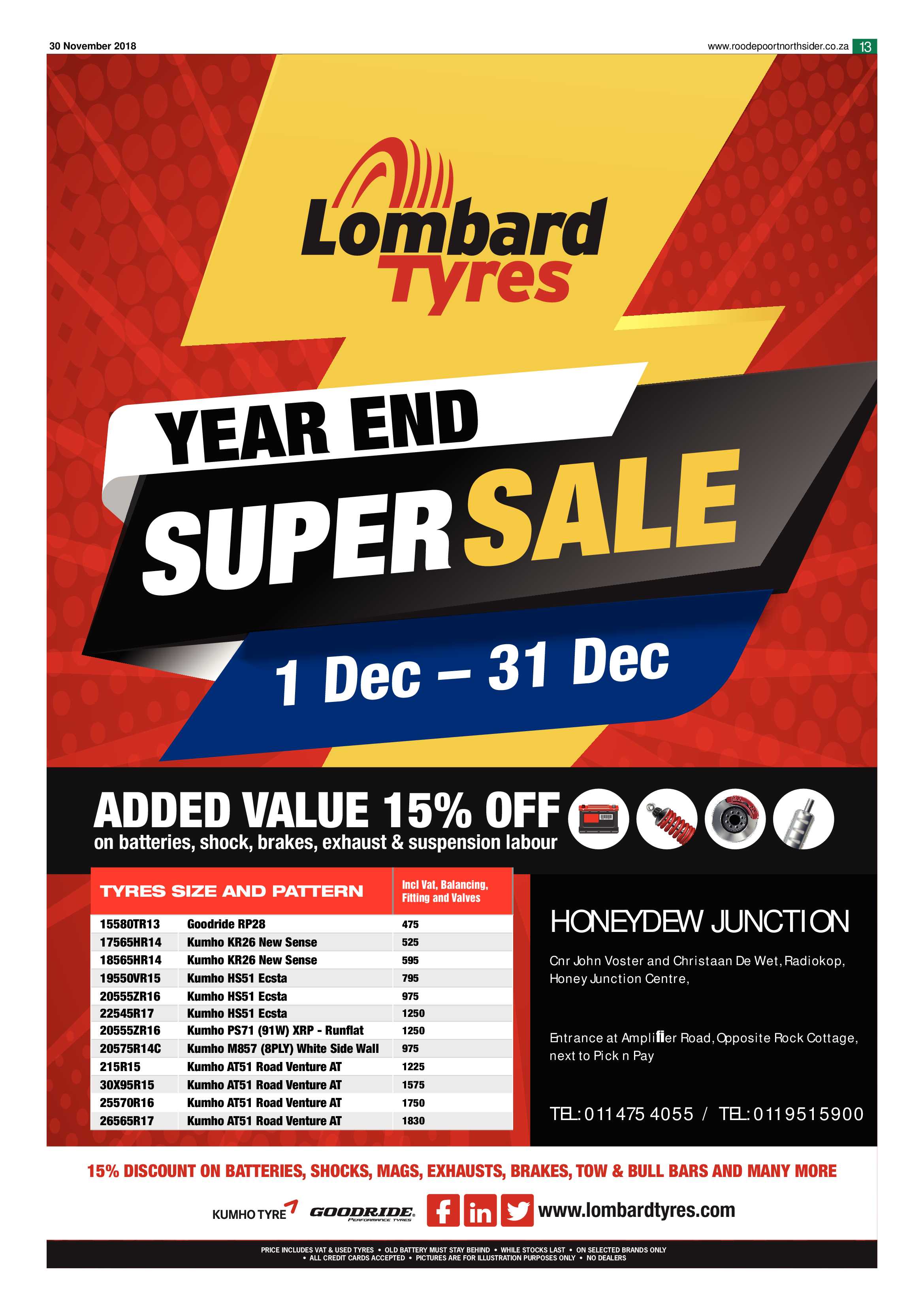 Roodepoort Northsider 30 November 2018 page 13