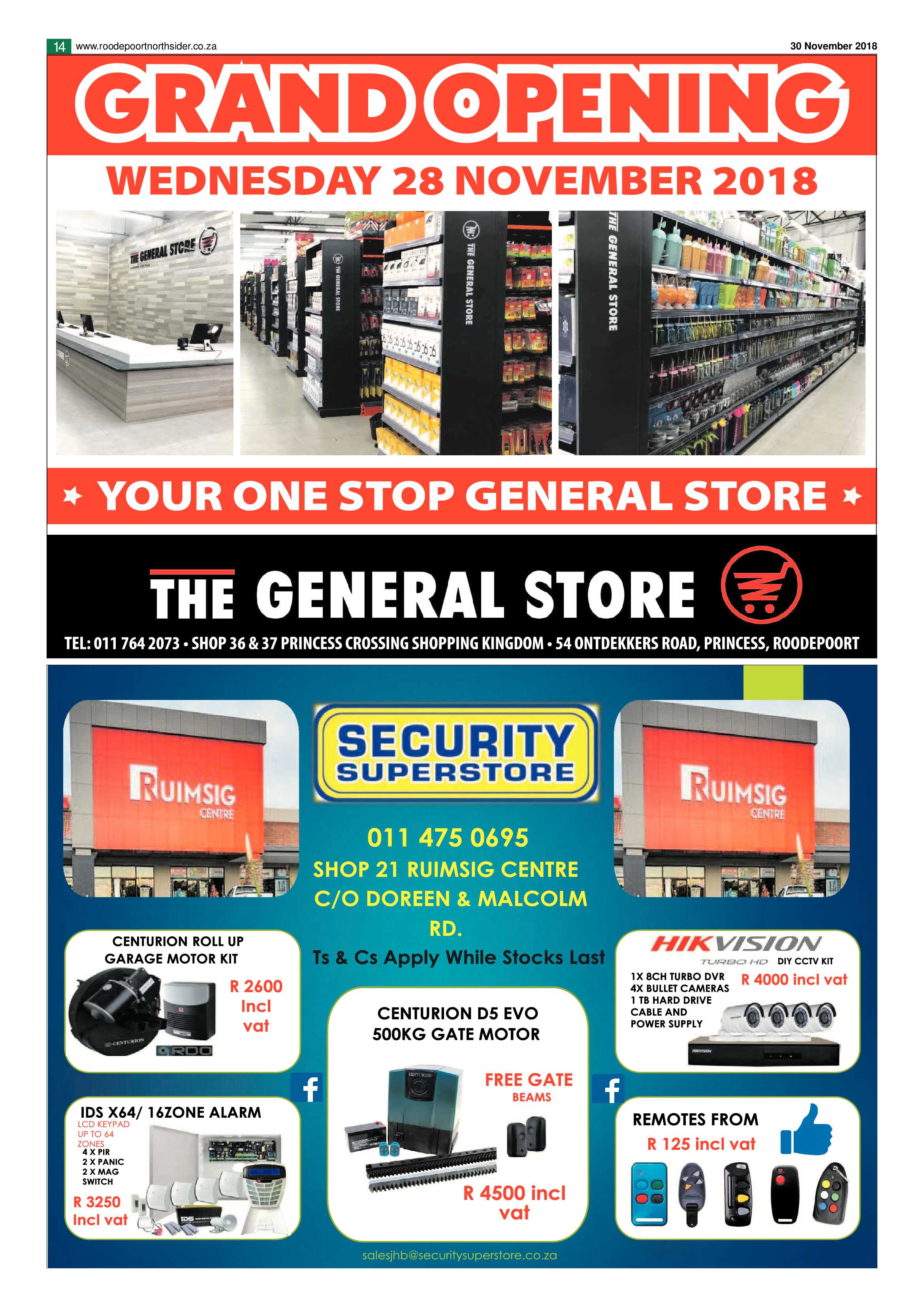 Roodepoort Northsider 30 November 2018 page 14