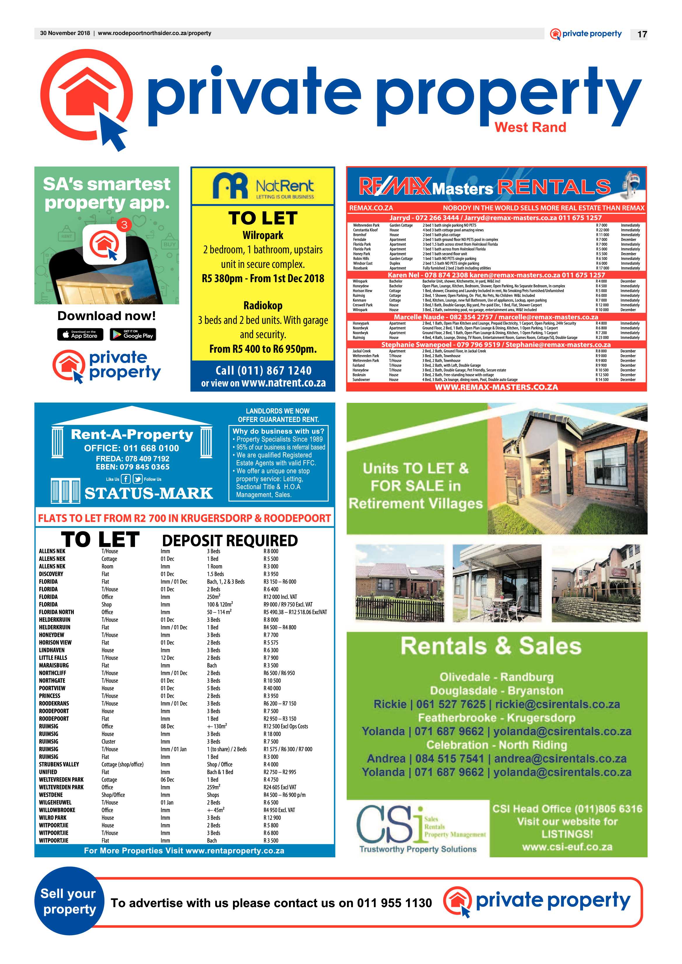 Roodepoort Northsider 30 November 2018 page 17