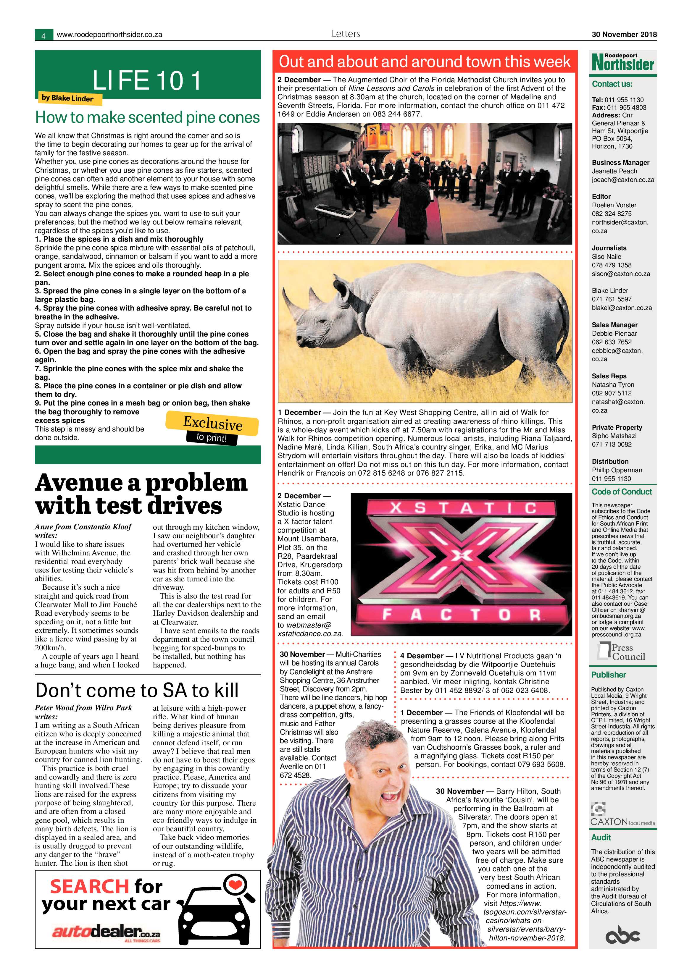 Roodepoort Northsider 30 November 2018 page 4