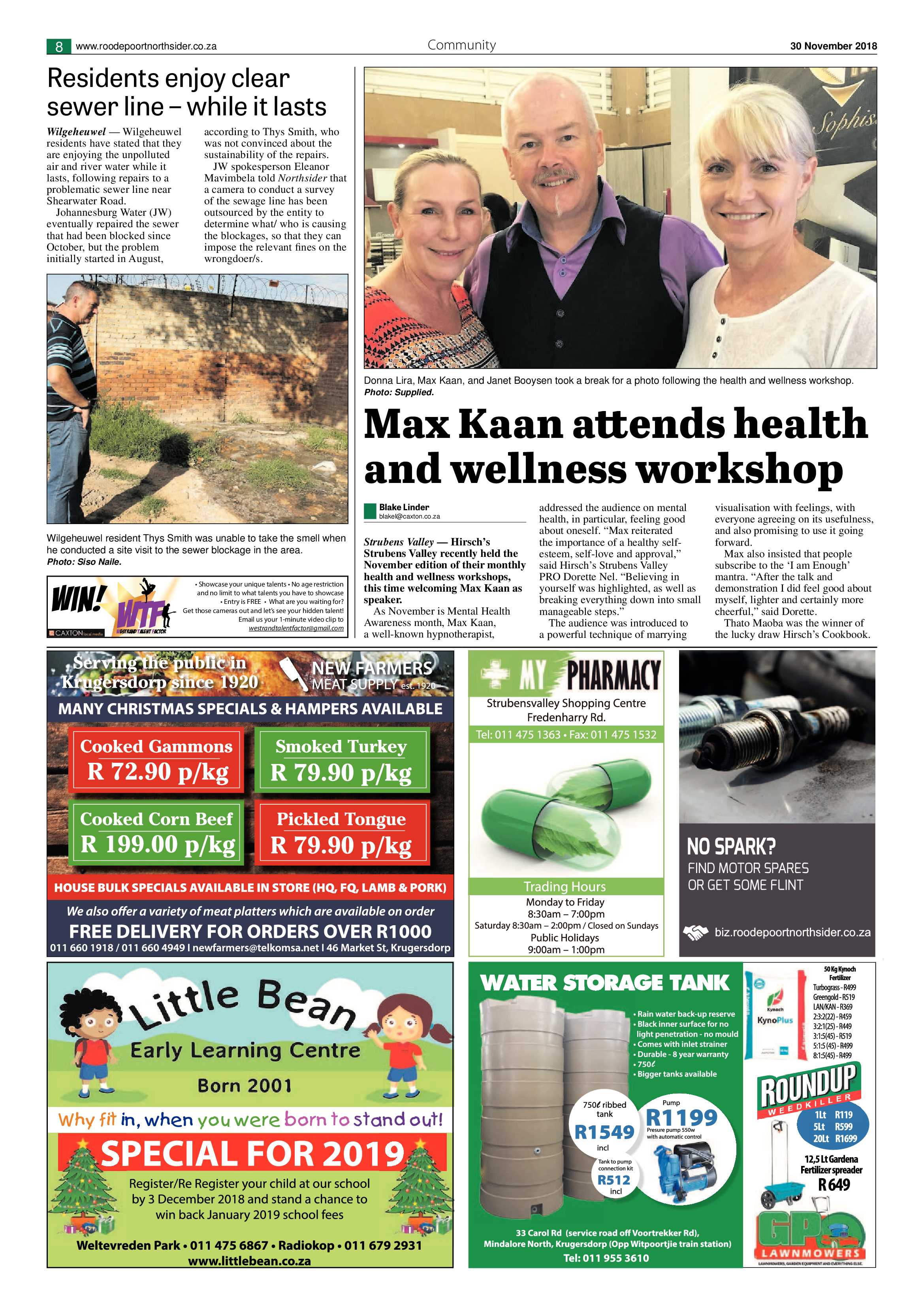 Roodepoort Northsider 30 November 2018 page 8
