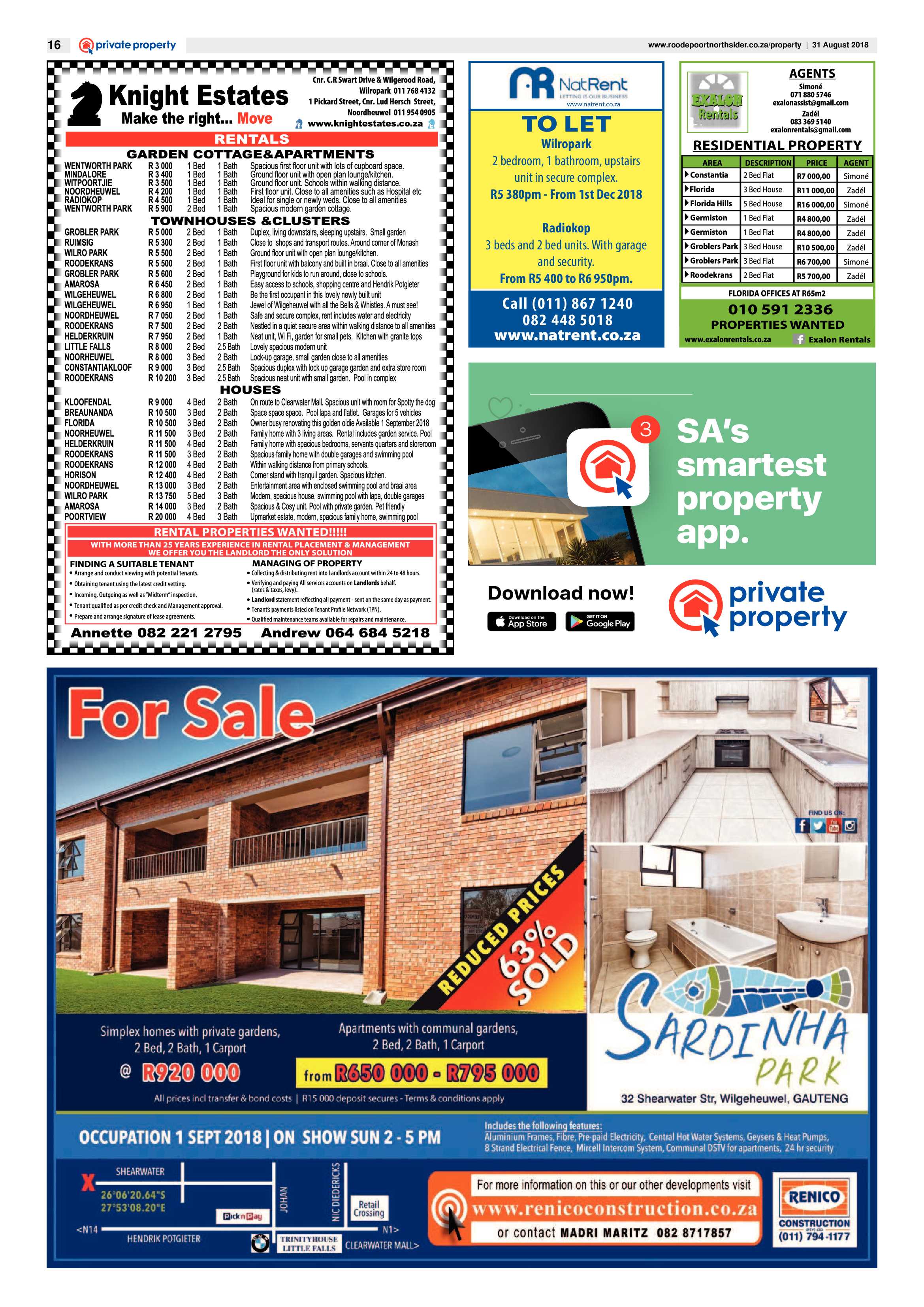 Roodepoort Northsider 31 August 2018 page 16