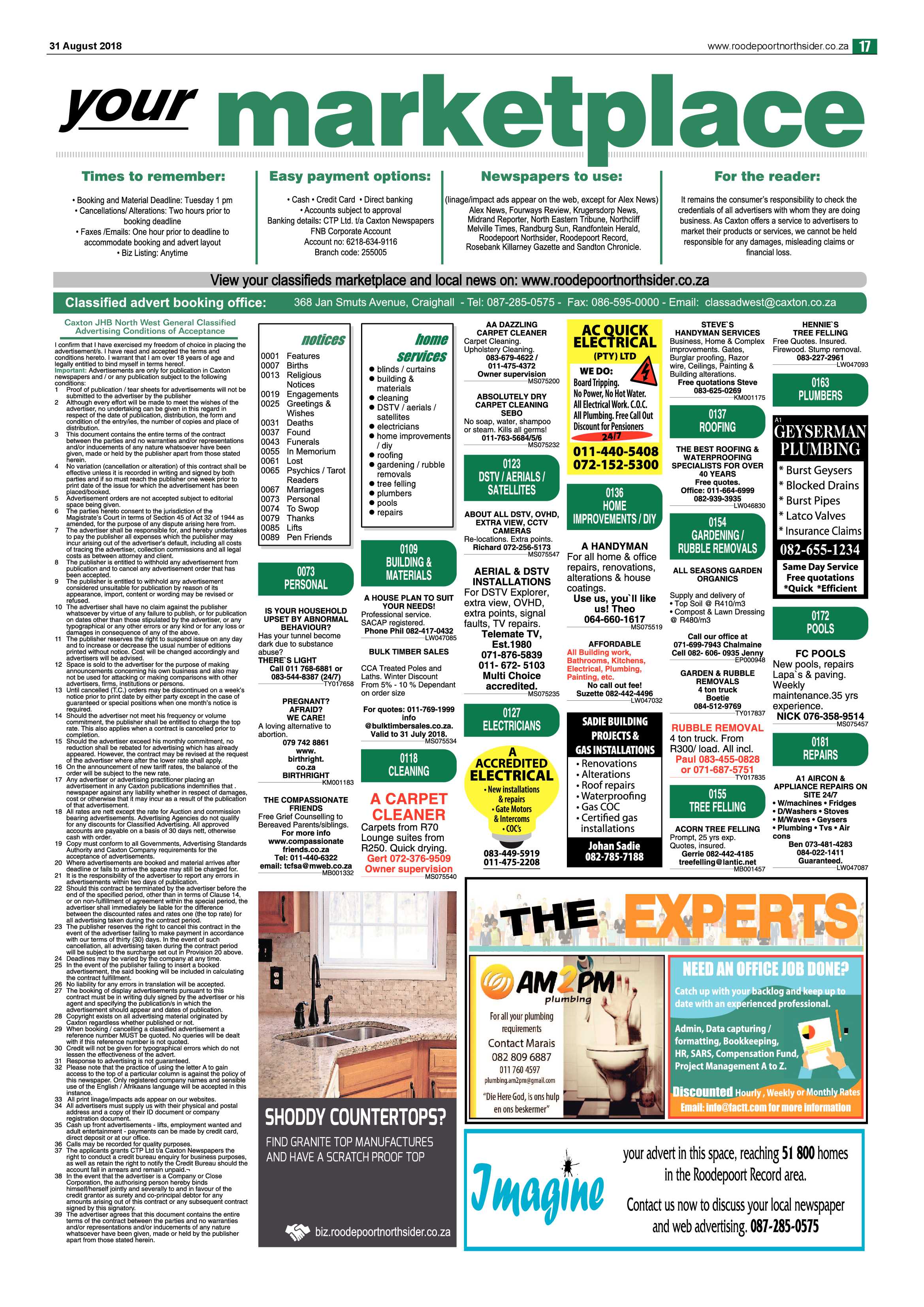 Roodepoort Northsider 31 August 2018 page 17