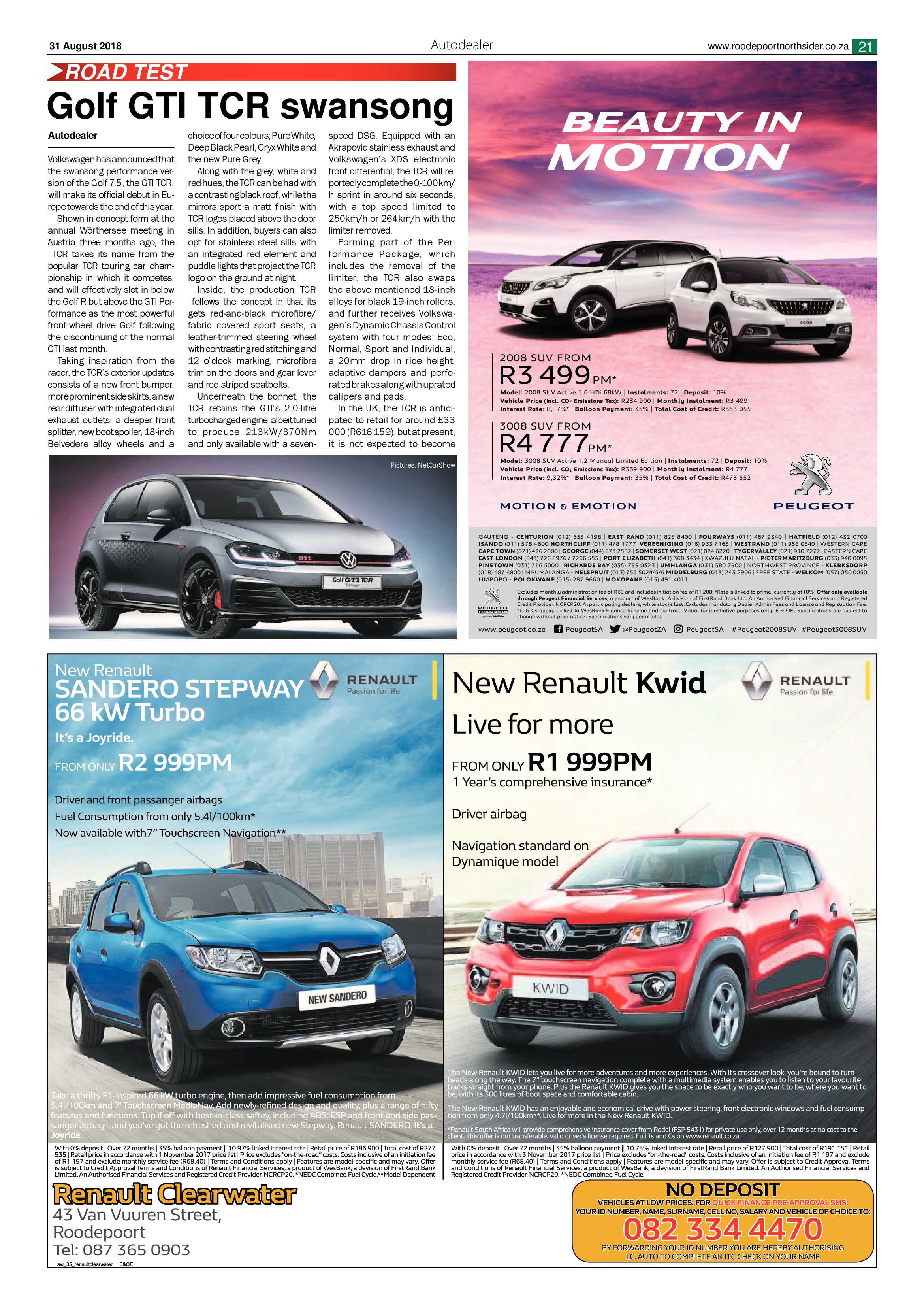 Roodepoort Northsider 31 August 2018 page 21