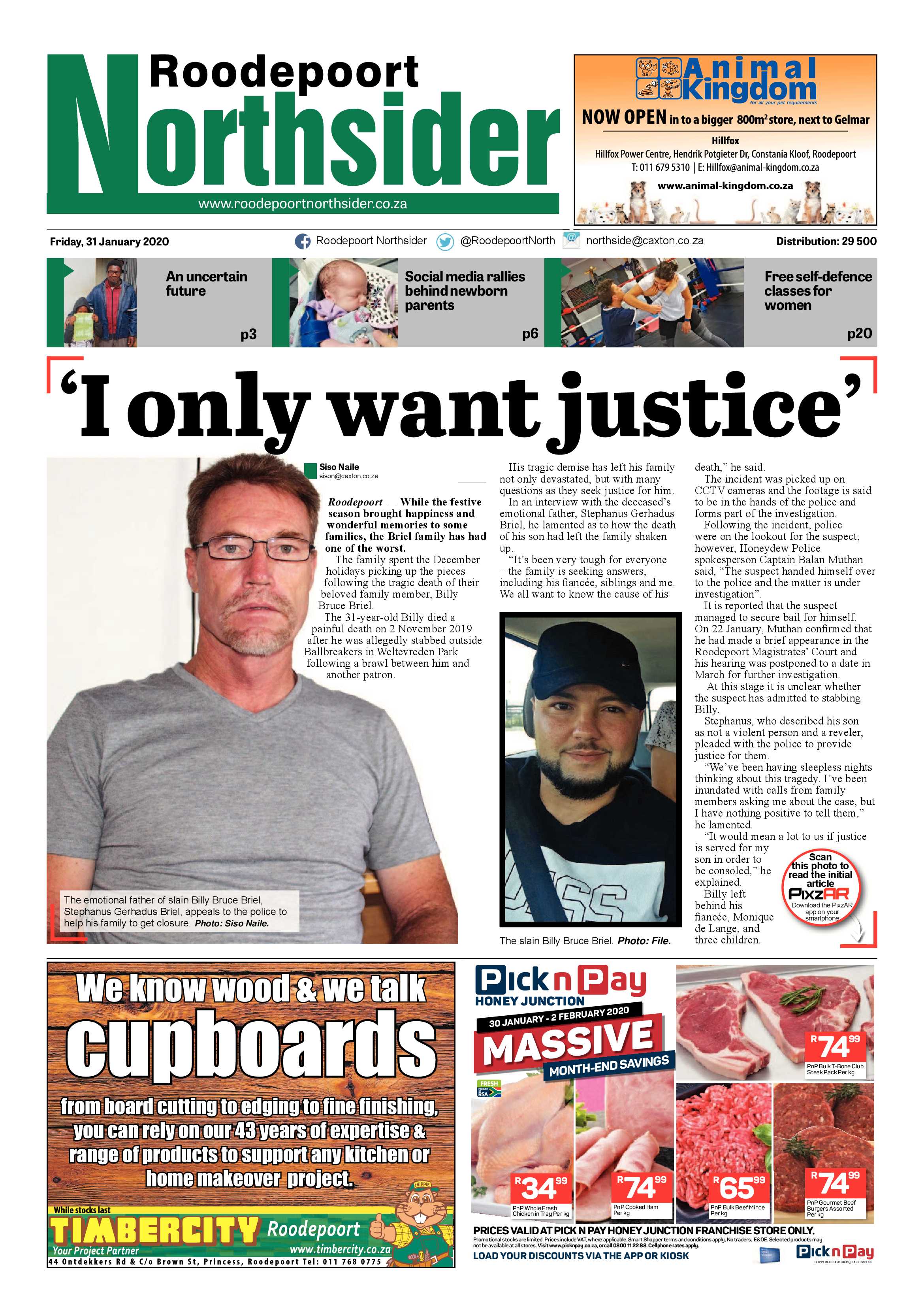 Roodepoort Northsider 31 January 2020 page 1