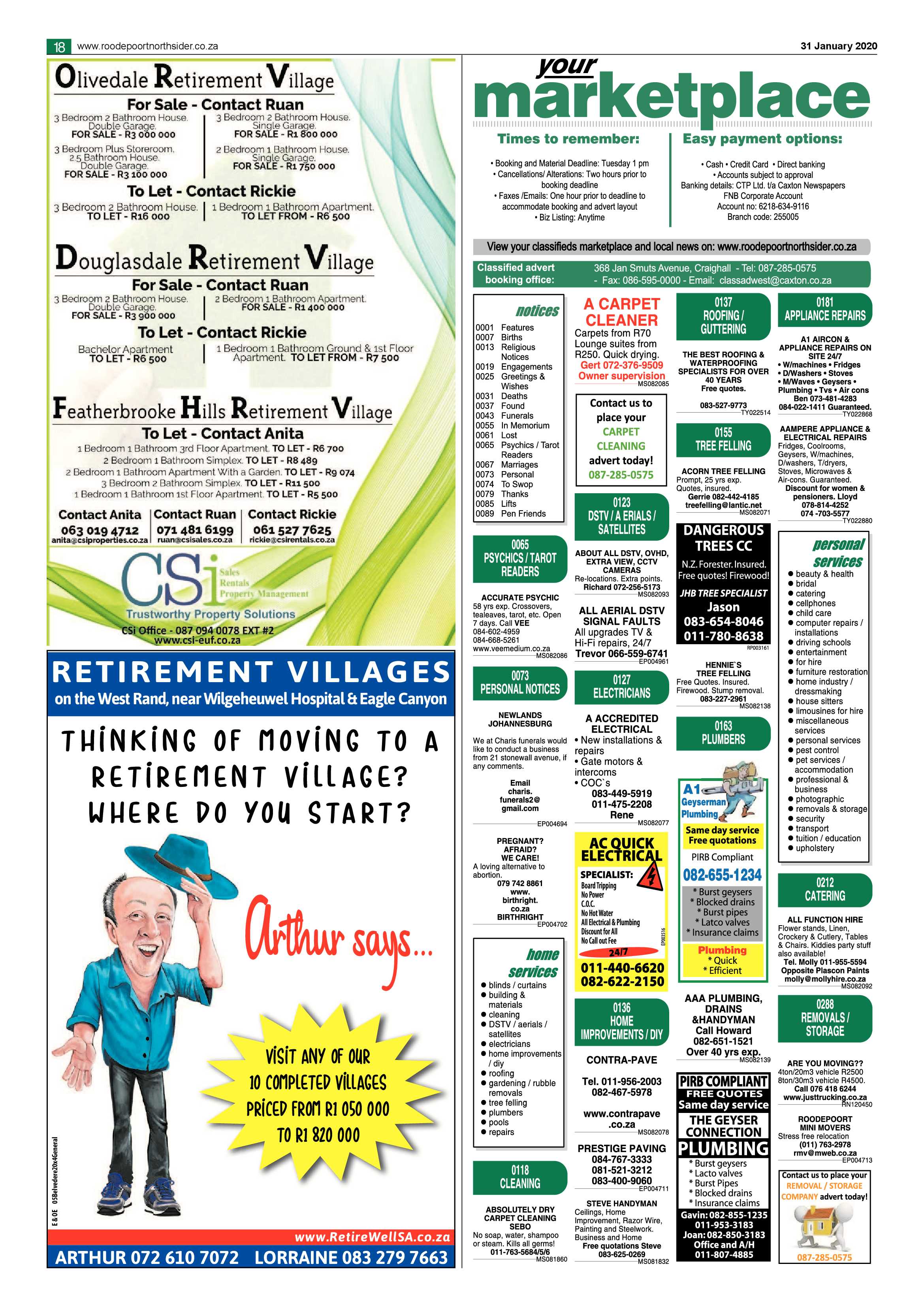 Roodepoort Northsider 31 January 2020 page 18