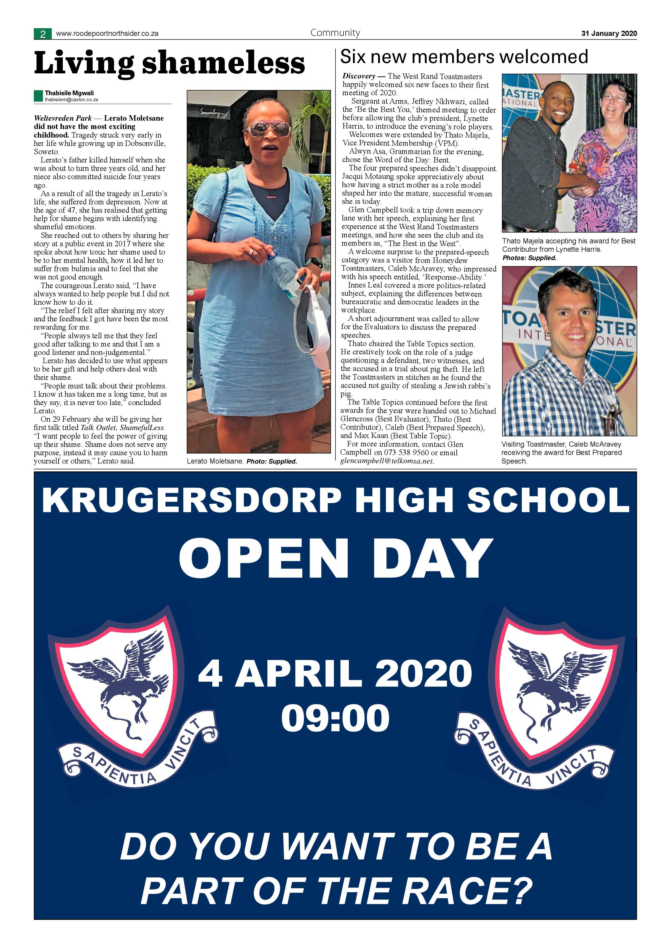 Roodepoort Northsider 31 January 2020 page 2