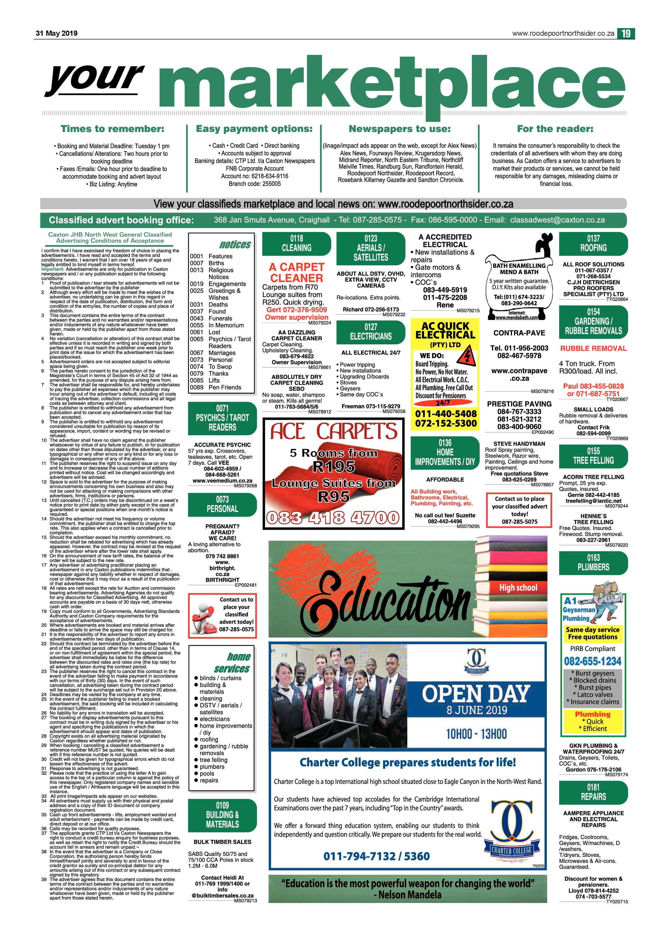 Roodepoort Northsider 31 May 2019 page 19