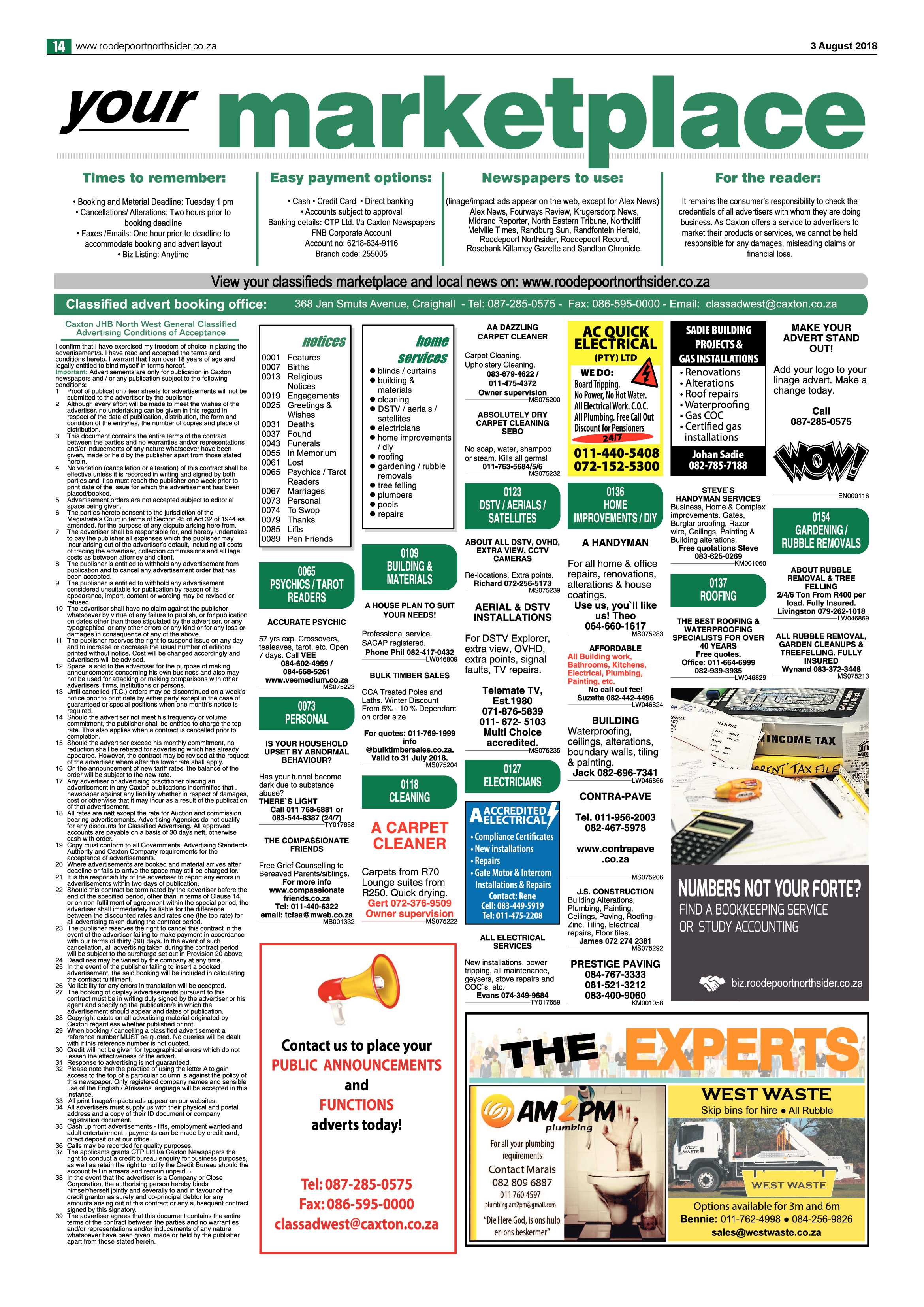 Roodepoort Northsider 3 August 2018 page 14