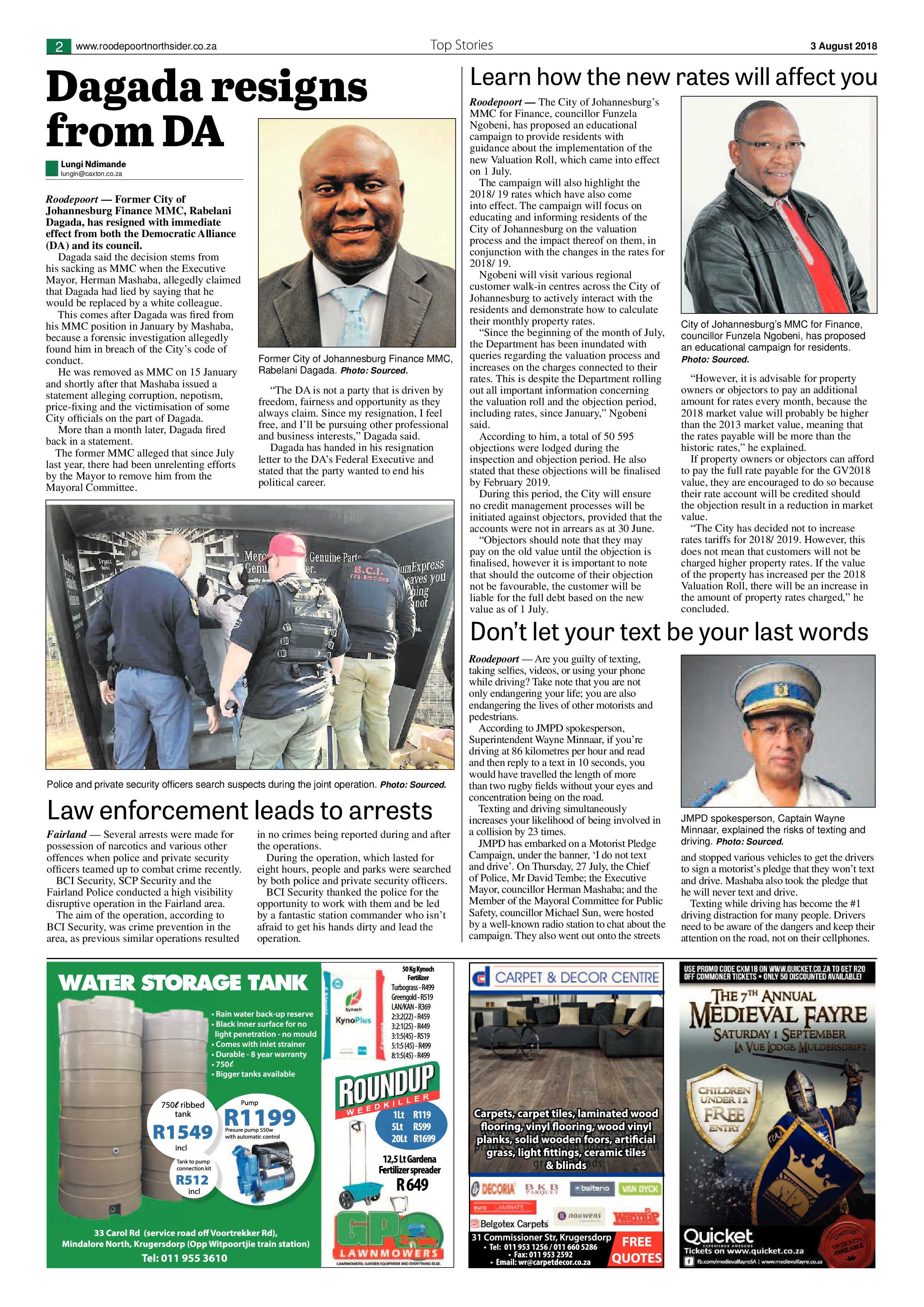 Roodepoort Northsider 3 August 2018 page 2
