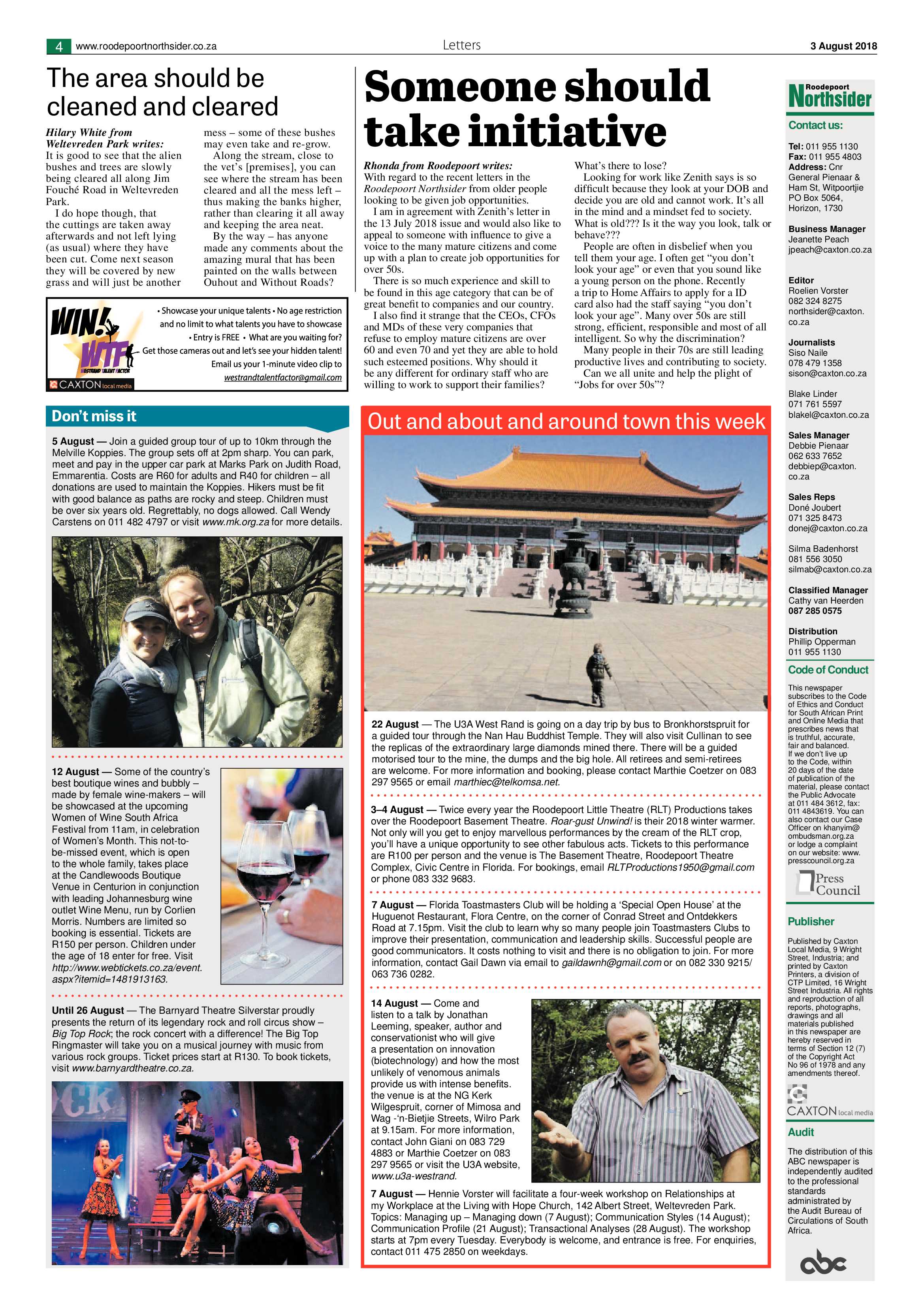 Roodepoort Northsider 3 August 2018 page 4