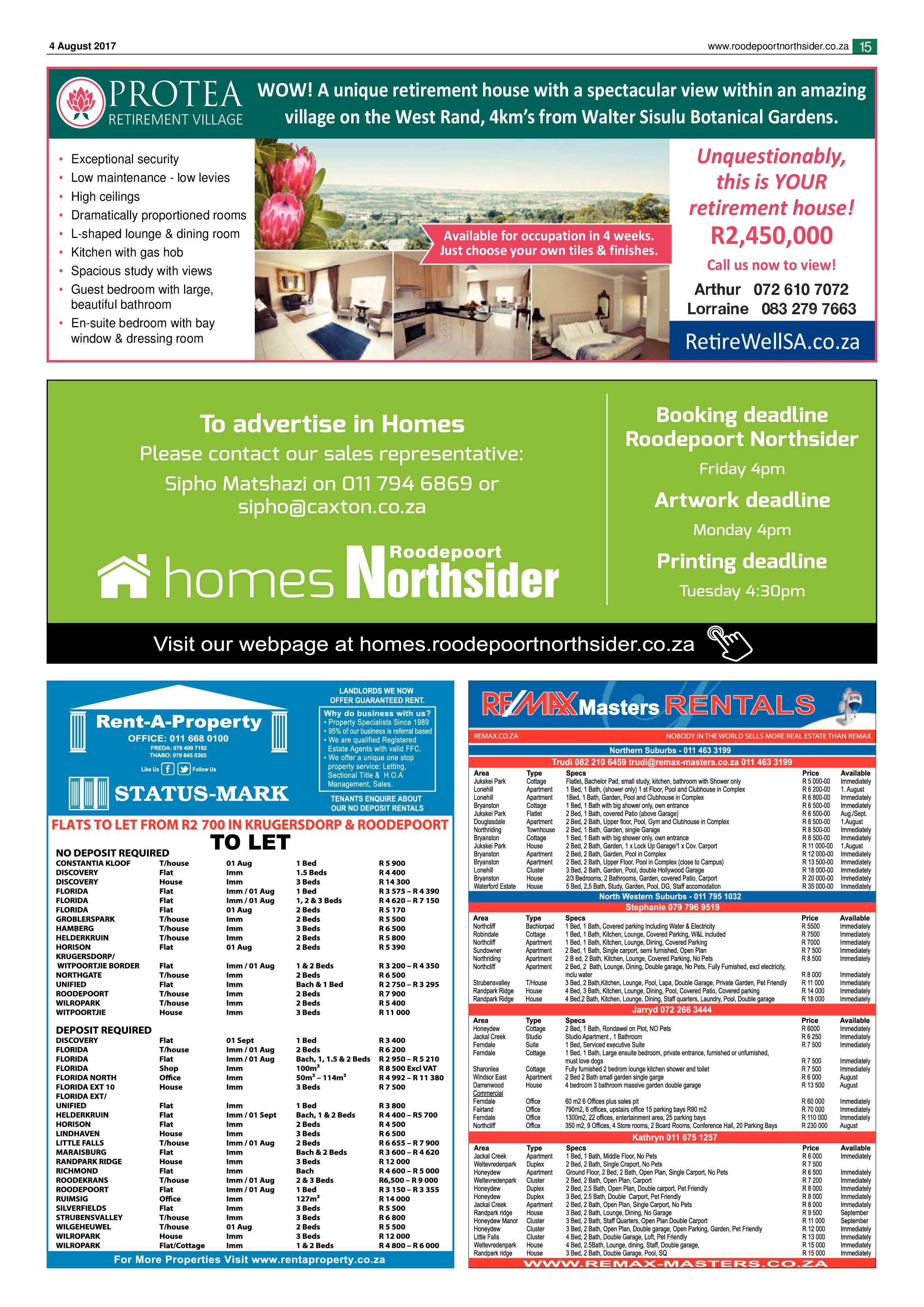 Roodepoort Northsider 4 August 2017 page 15