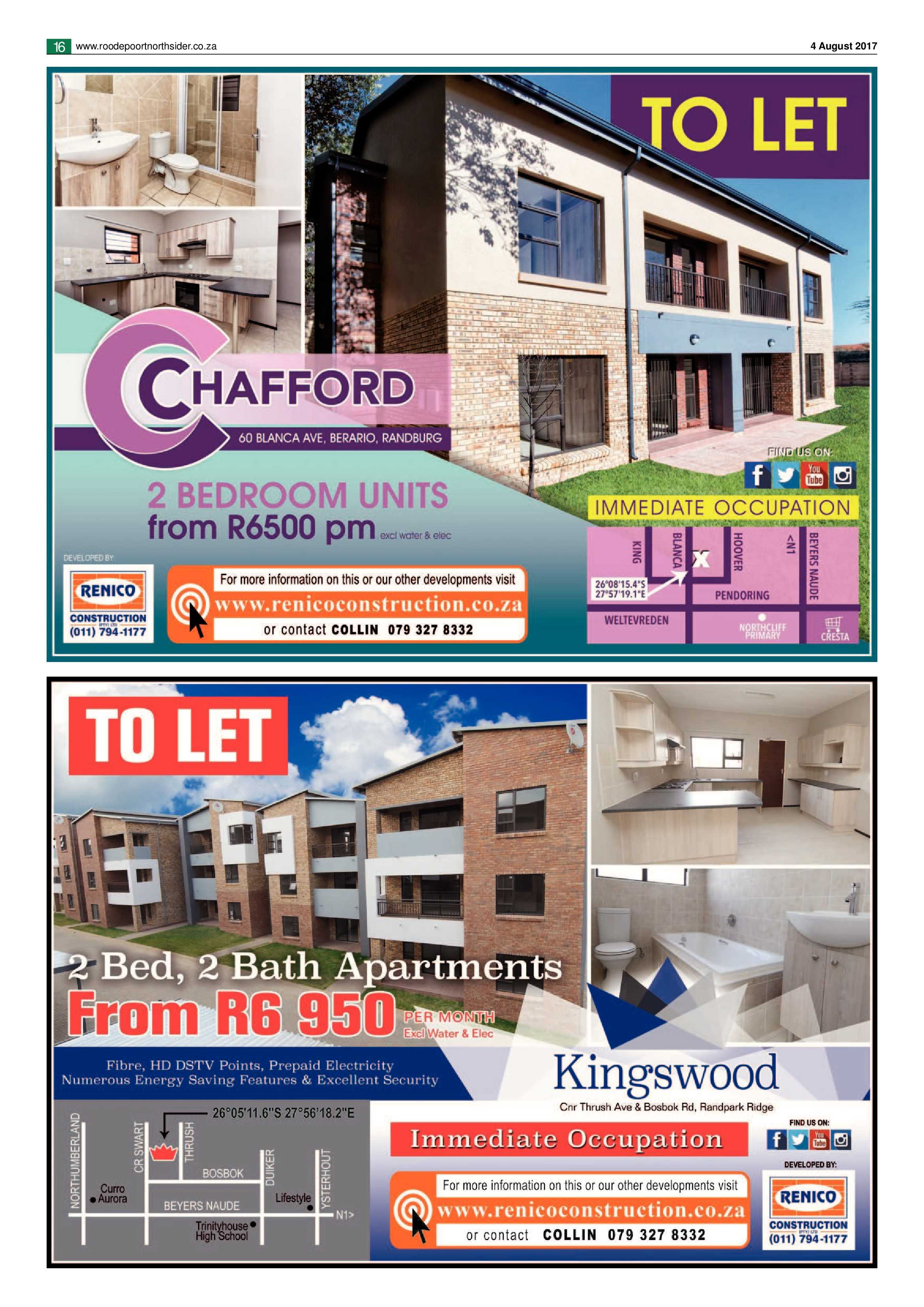 Roodepoort Northsider 4 August 2017 page 16