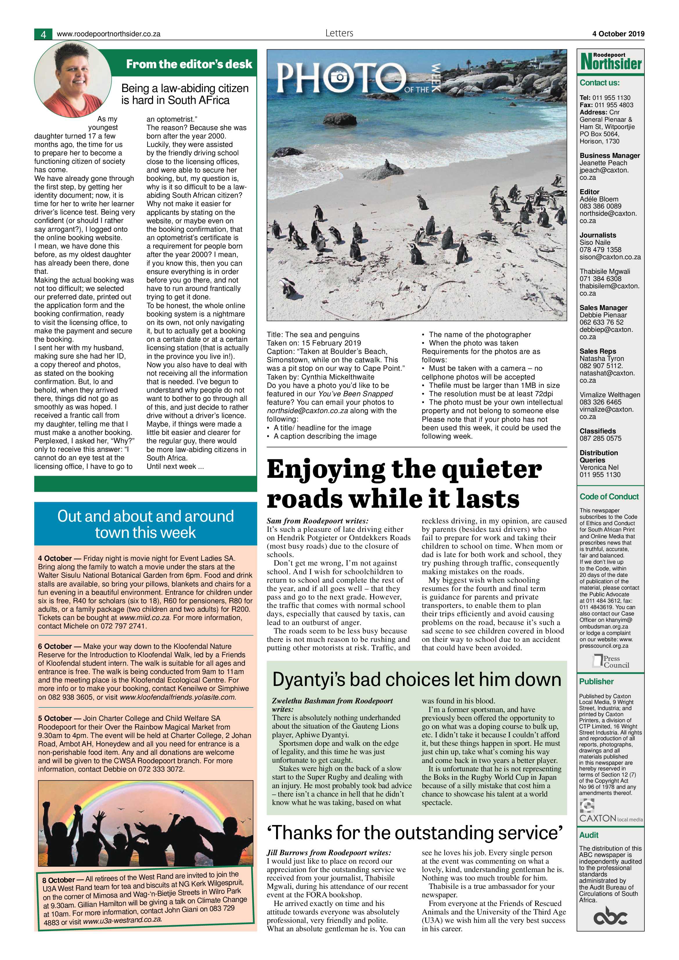 Roodepoort Northsider 4 October 2019 page 4