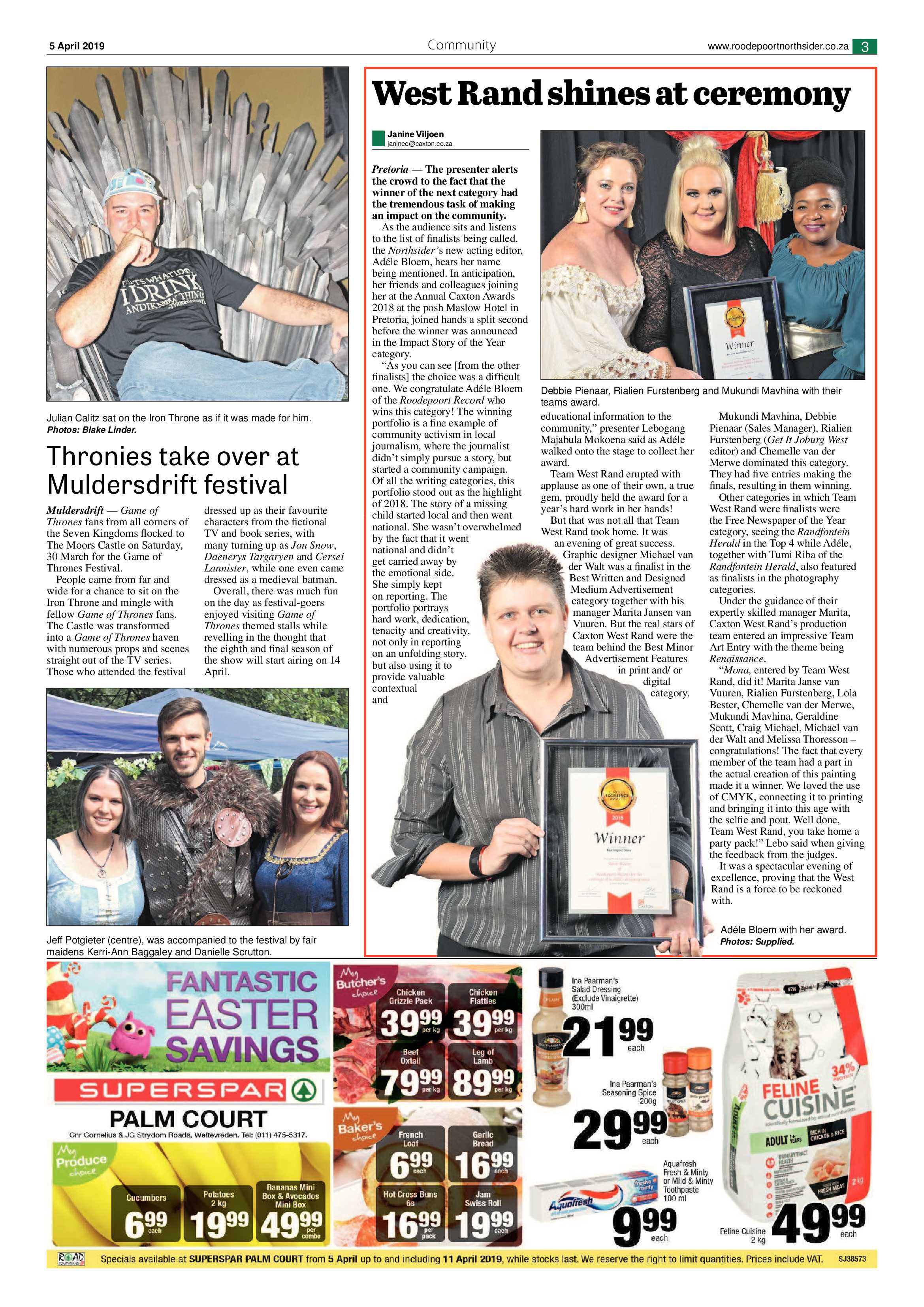 Roodepoort Northsider 5 April 2019 page 3