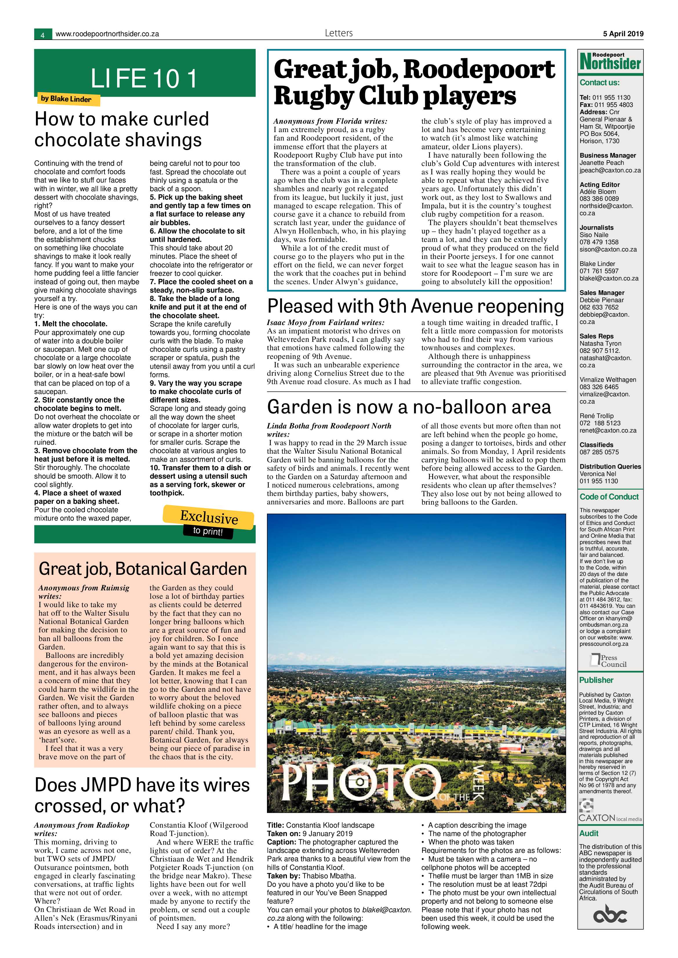 Roodepoort Northsider 5 April 2019 page 4