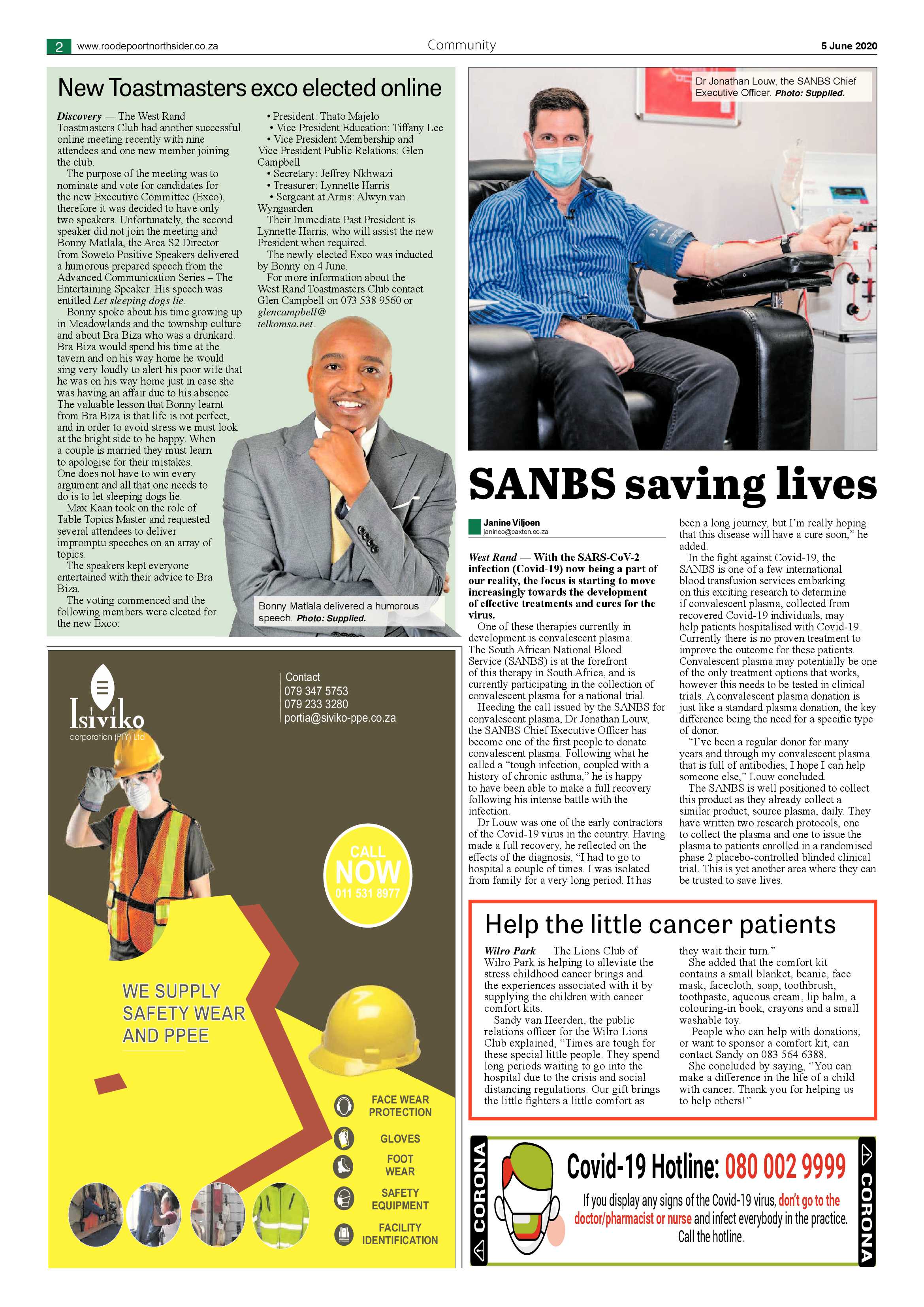 Roodepoort Northsider 5 June 2020 page 2