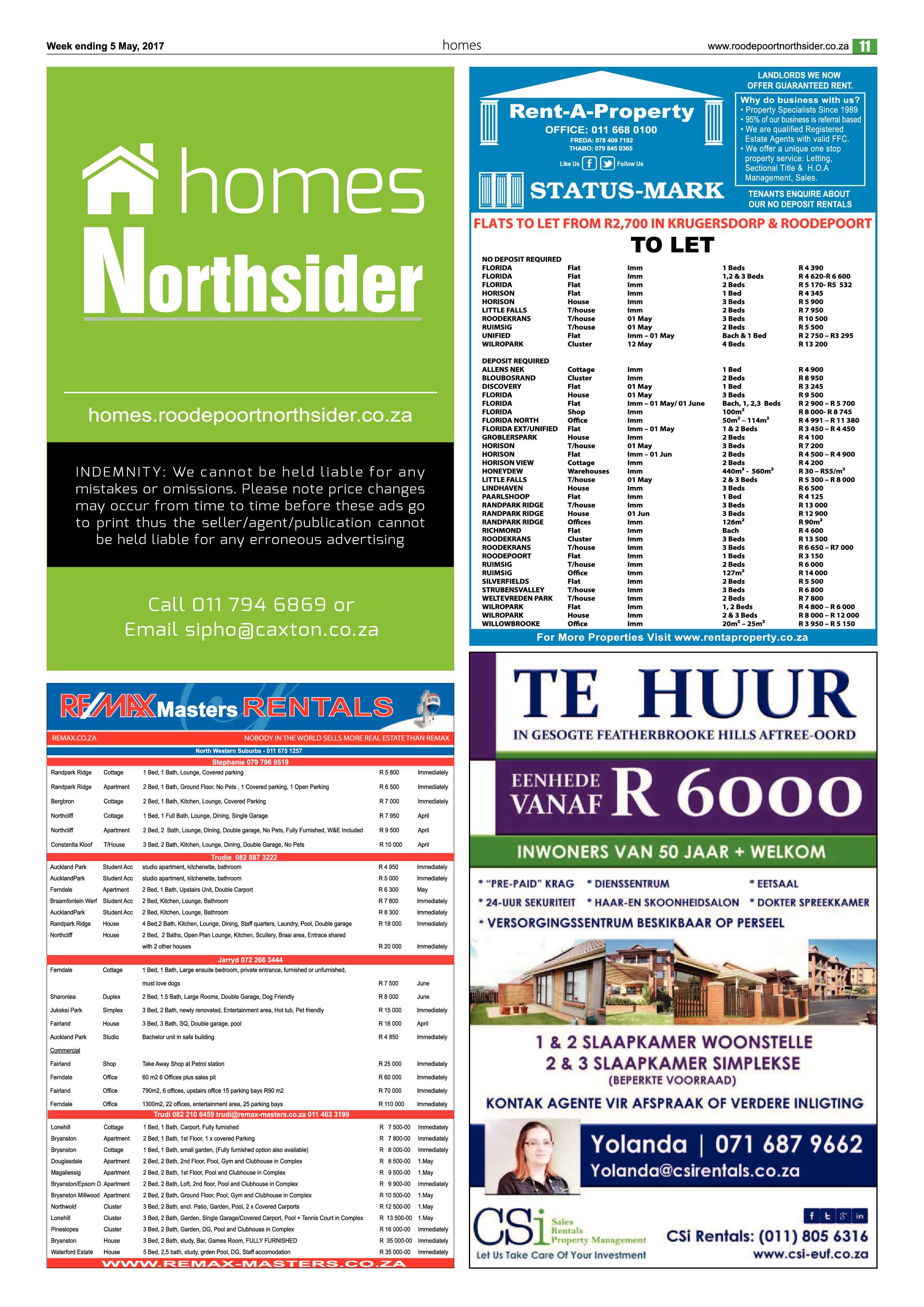 Roodepoort Northsider 5 May 2017 page 11