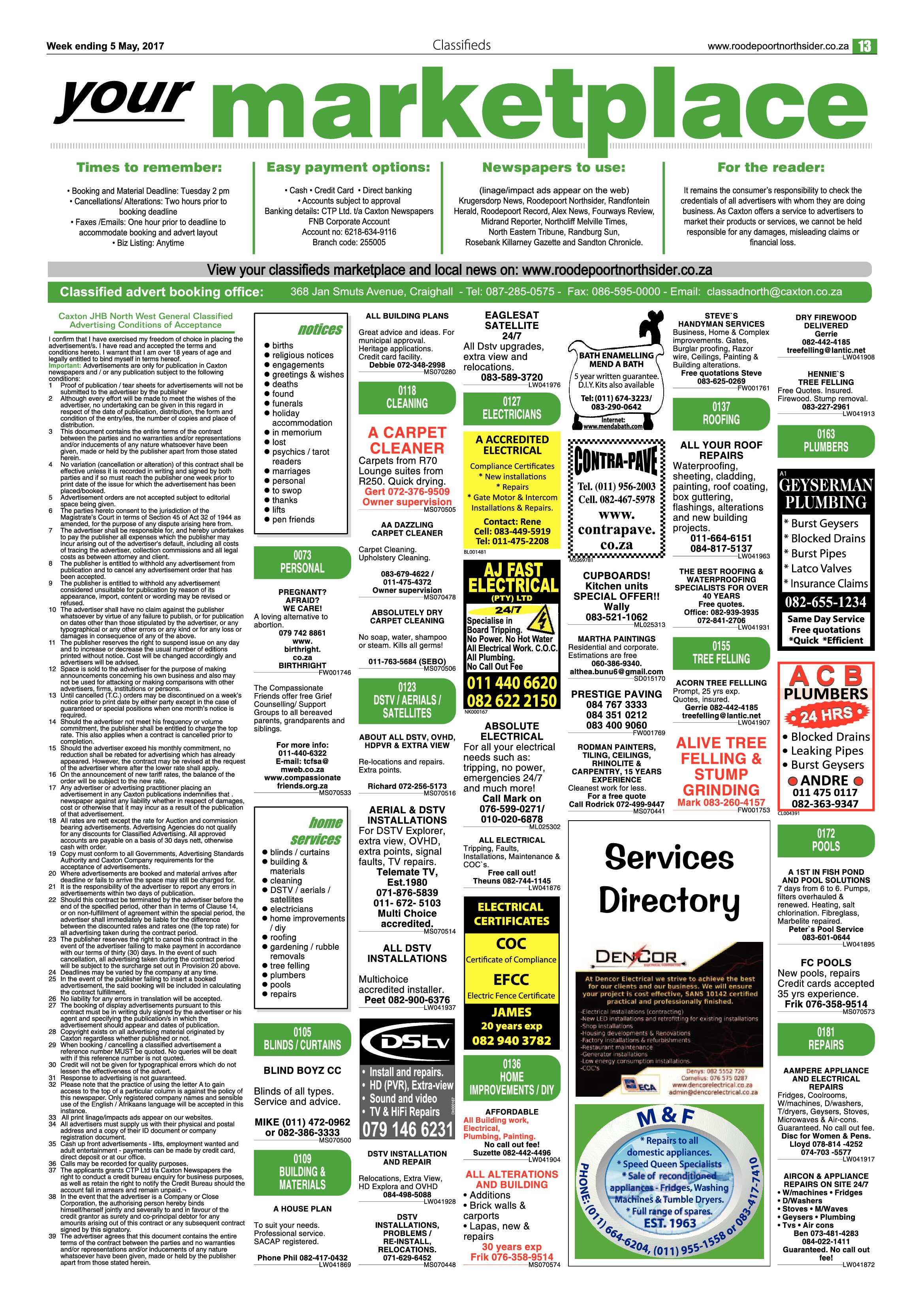 Roodepoort Northsider 5 May 2017 page 13