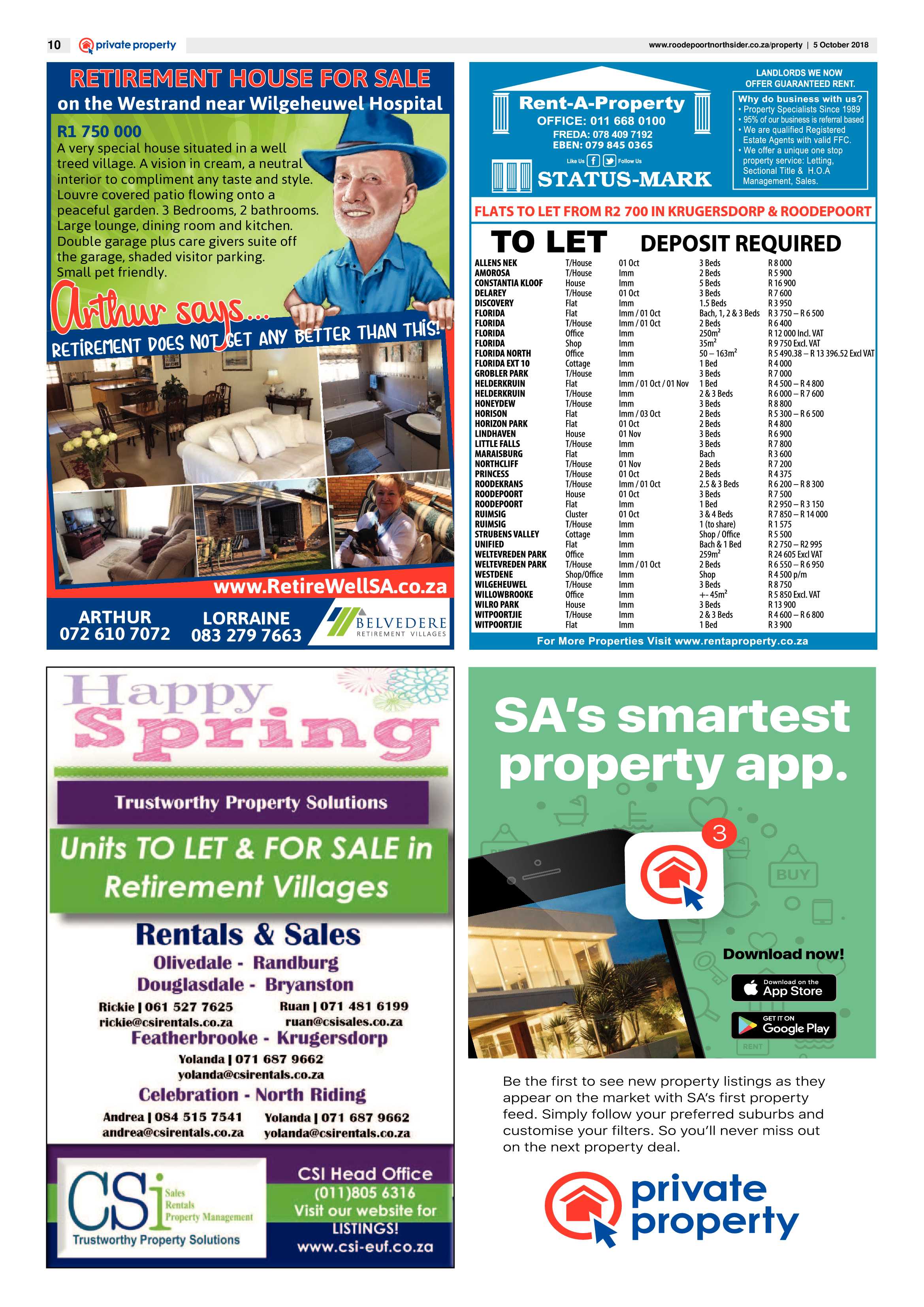 Roodepoort Northsider 5 October 2018 page 10